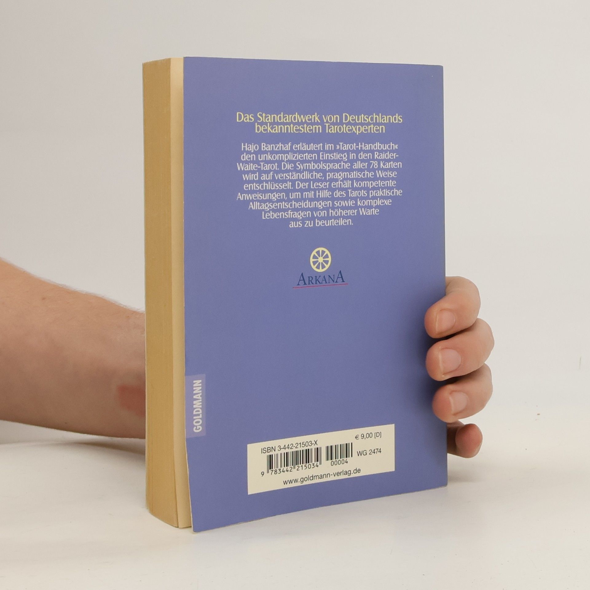 Hajo Banzhaf Das Tarot-Handbuch