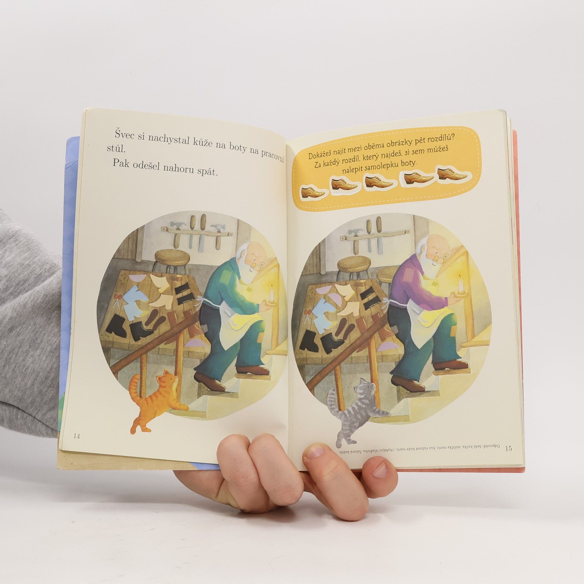 Various authors Skřítkové a švec: Aktivity se samolepkami
