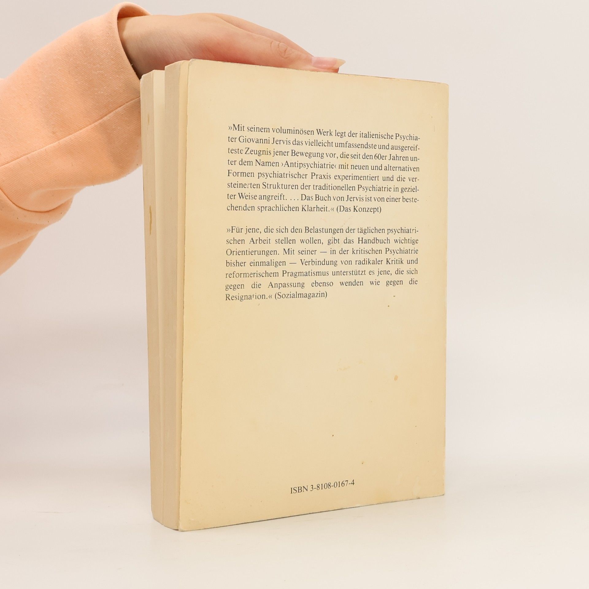 Giovanni Jervis Kritisches Handbuch der Psychiatrie