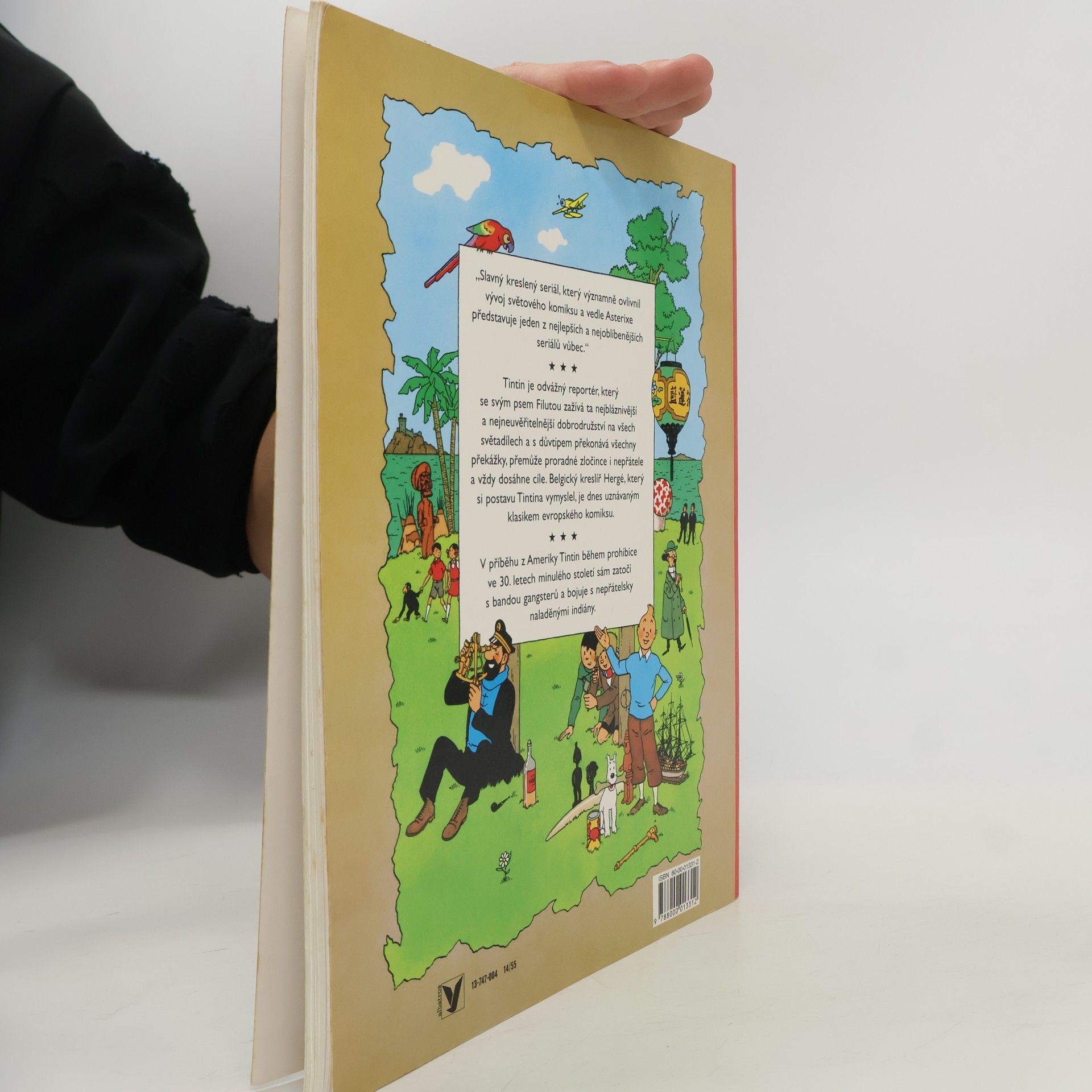 Hergé Tintin v Americe