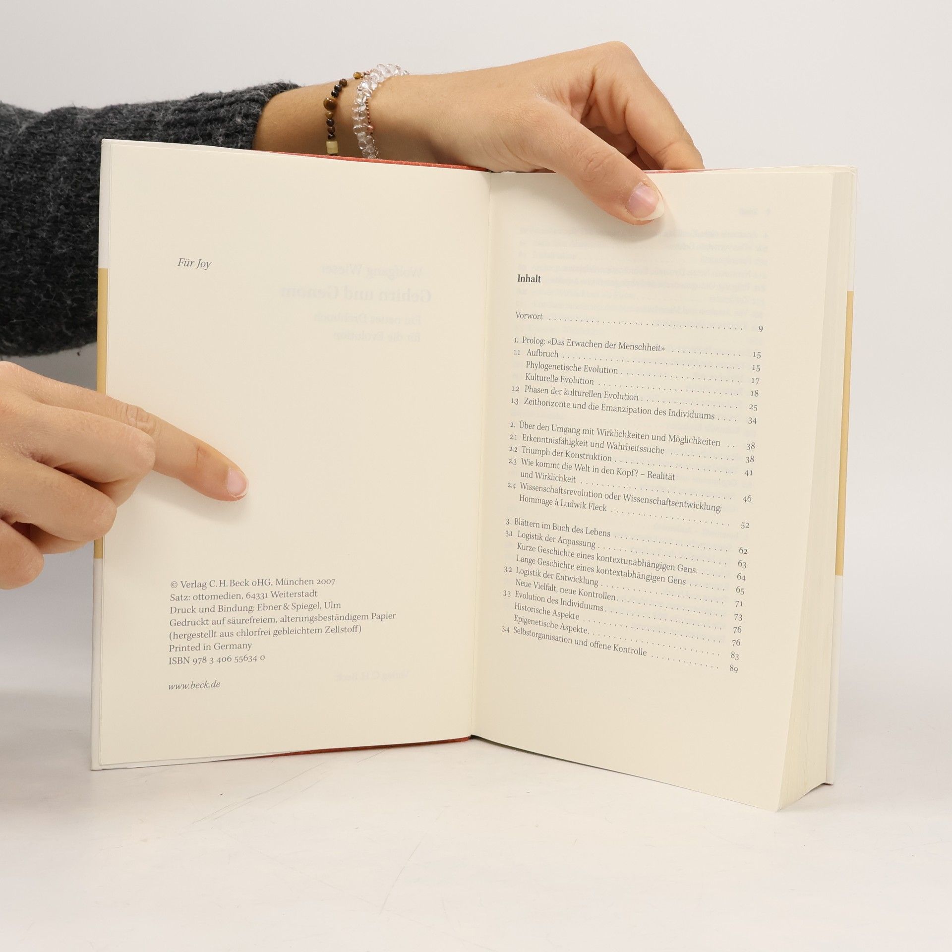 Wolfgang Wieser Gehirn und Genom. Ein neues Drehbuch für die Evolution