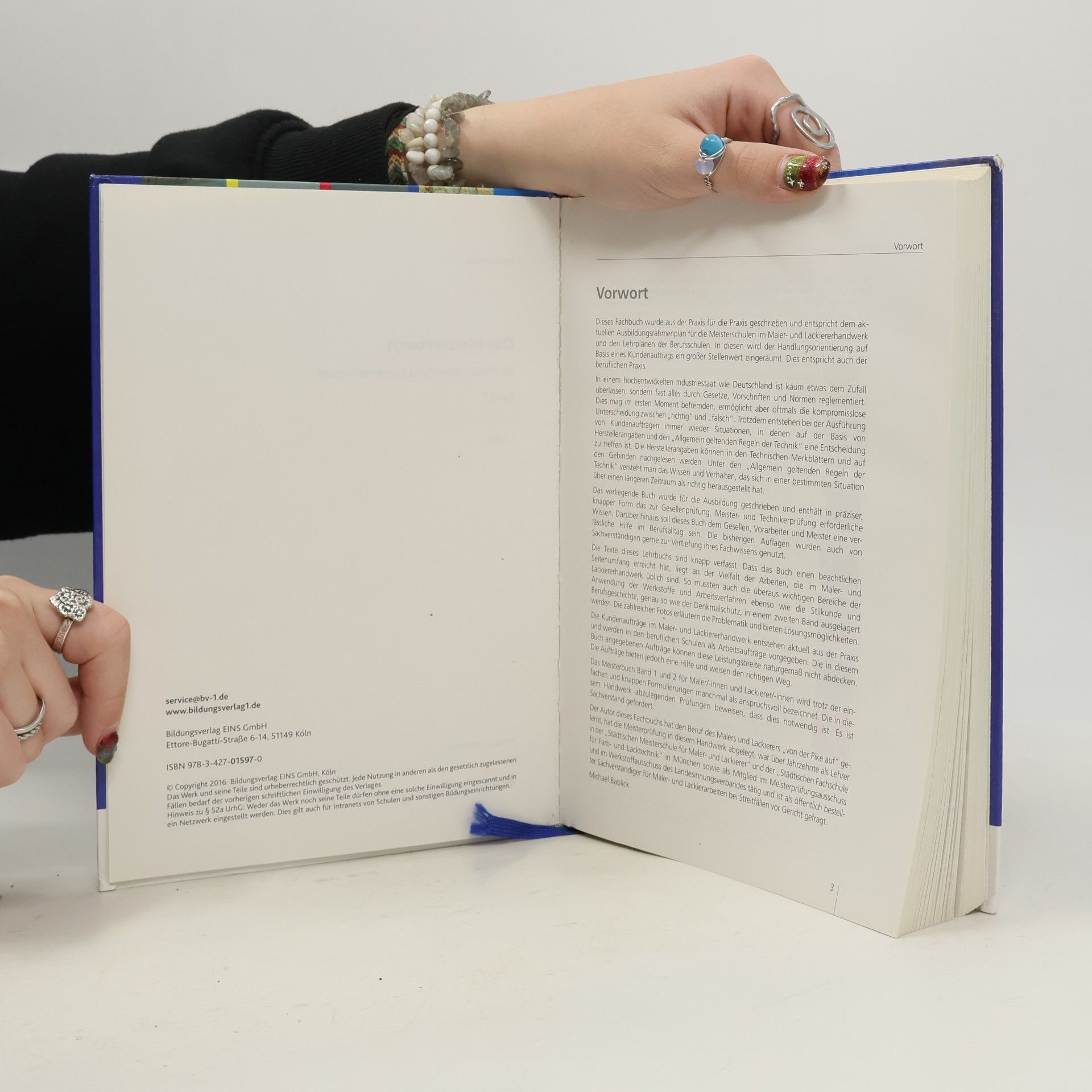 Michael Bablick Das Meisterbuch für Maler, -innen und Lackierer, -innen - 3. Auflage
