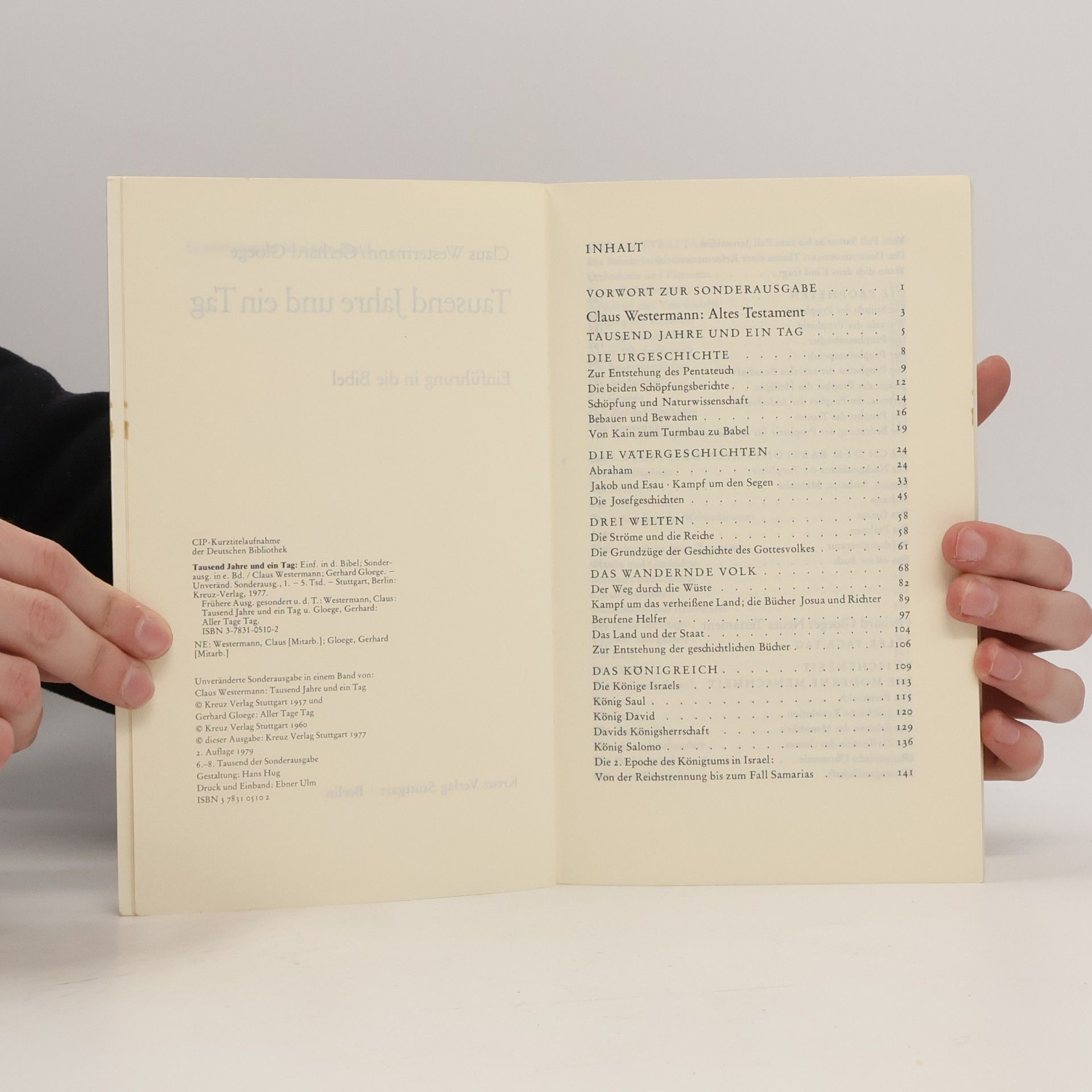 Claus Westermann Tausend Jahre und ein Tag