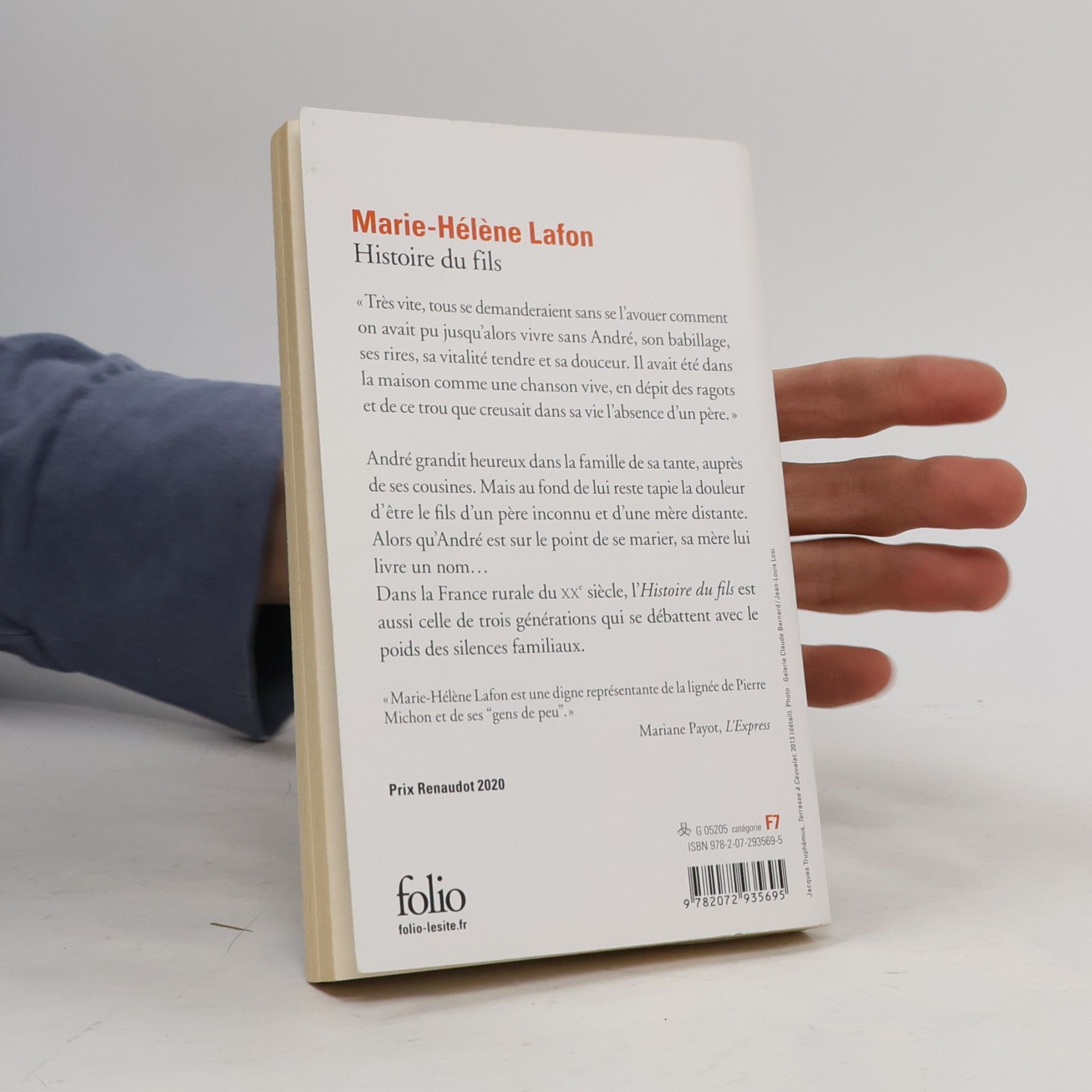 Marie-Hélène Lafon Histoire Du Fils