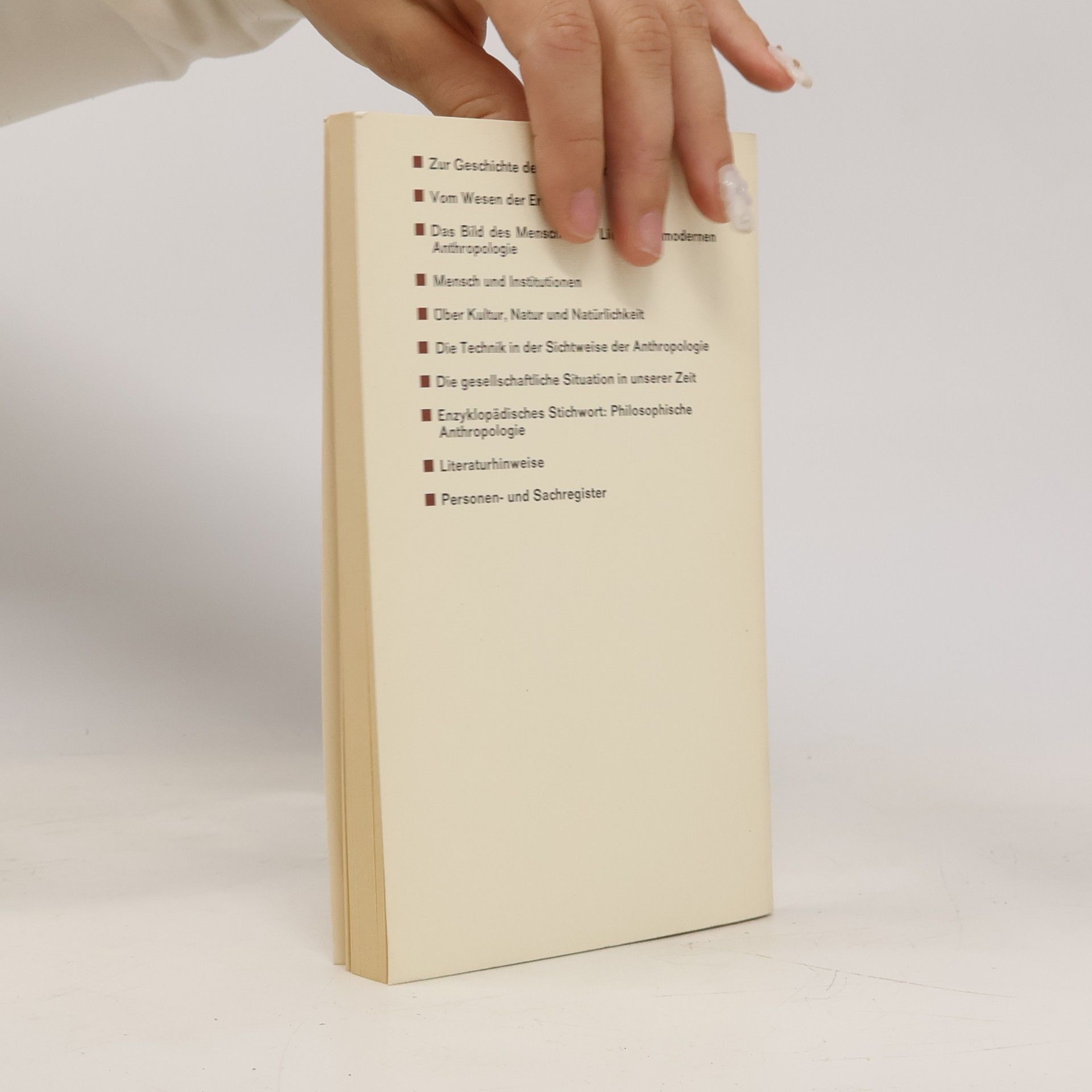 Arnold Gehlen Anthropologische Forschung