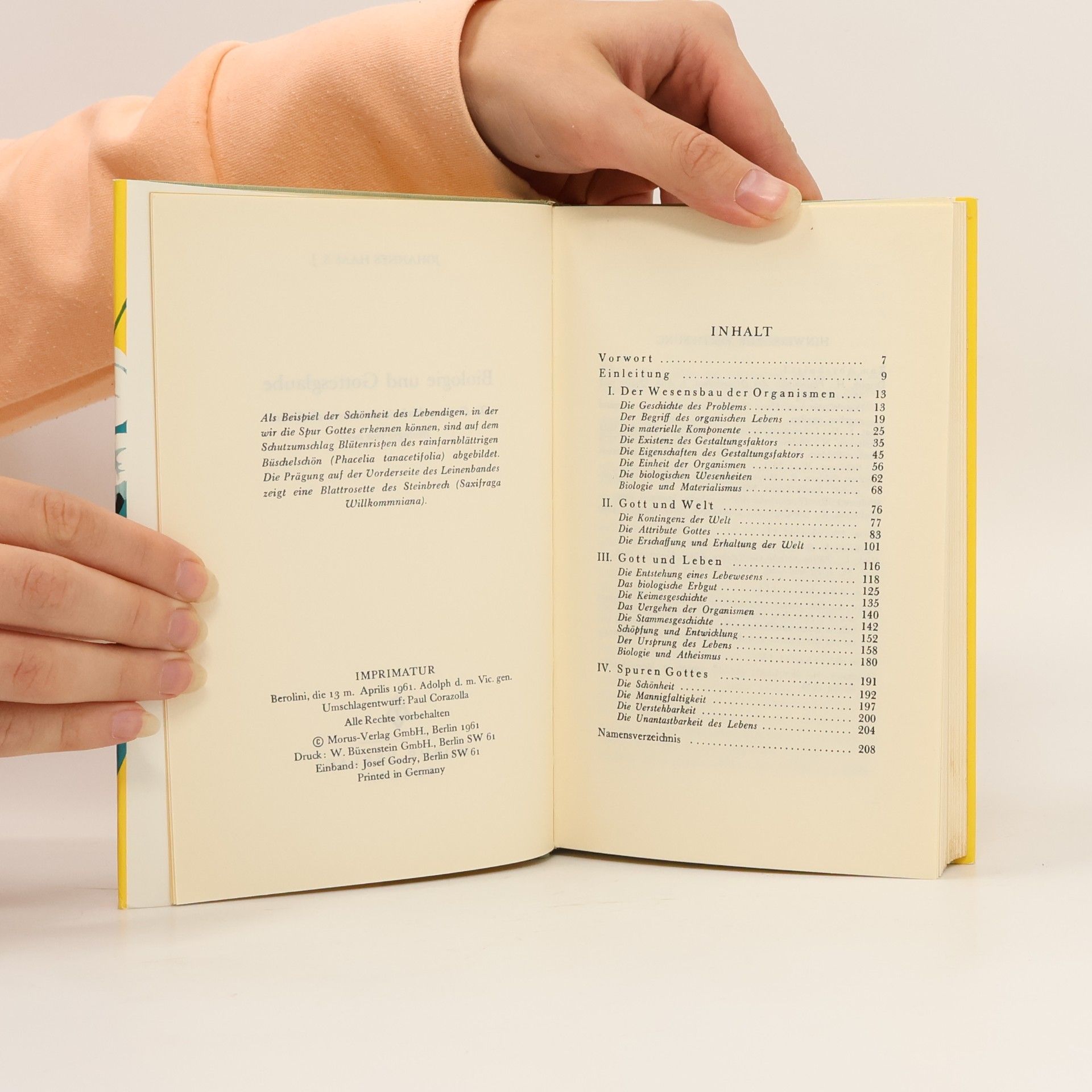 Johannes Haas Biologie und Gottesglaube