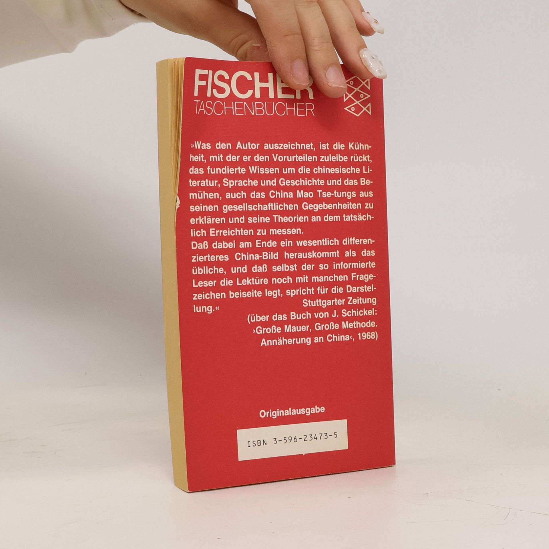 Joachim Schickel Im Schatten Mao Tse-Tungs