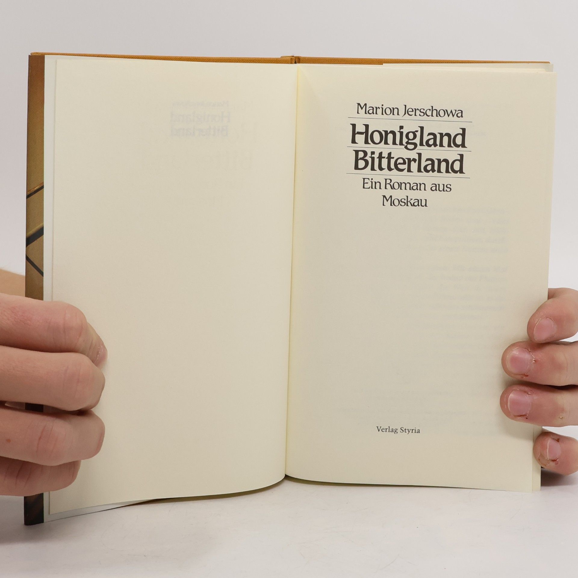 Marion Jerschowa Honigland Bitterland