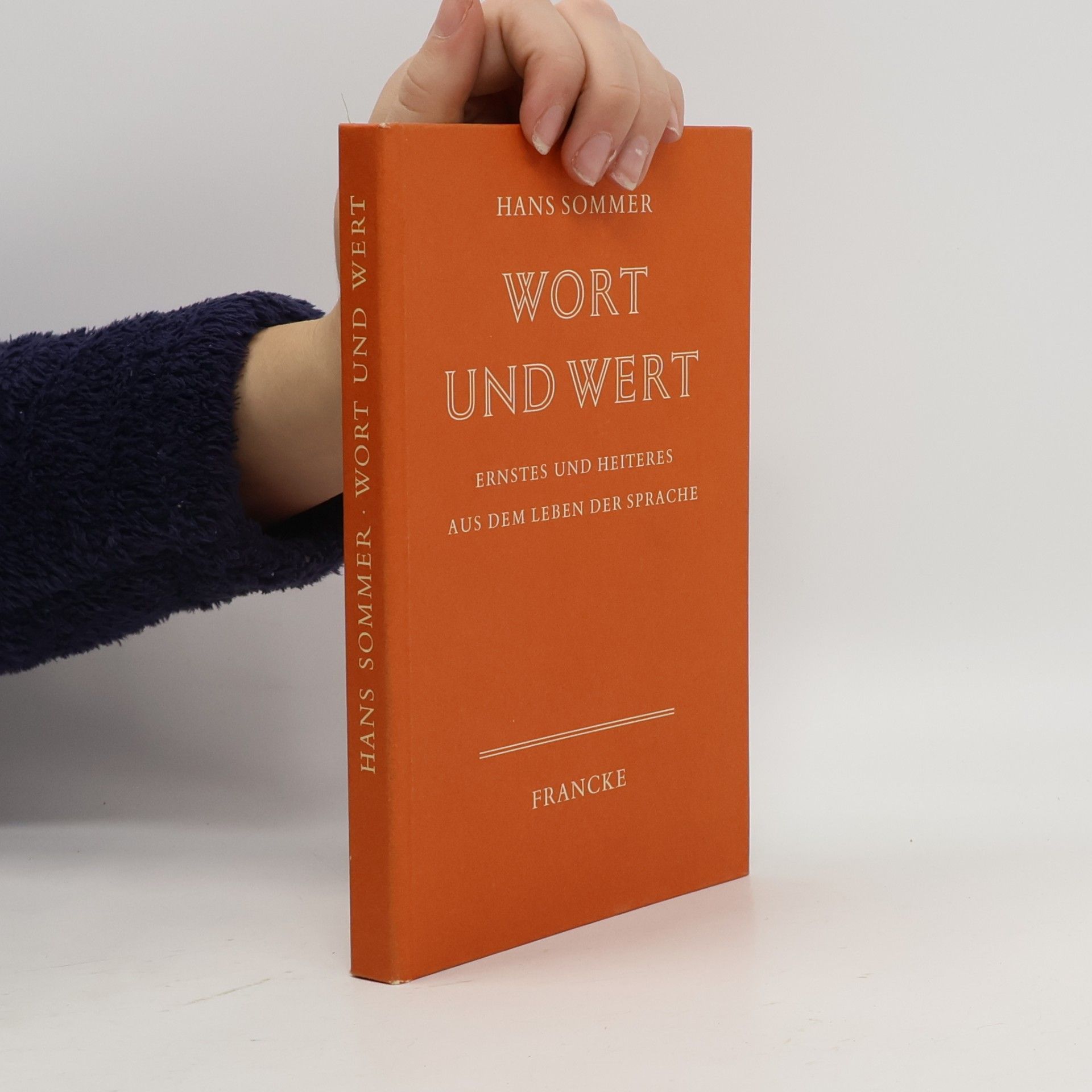 Hans Sommer Wort und Wert
