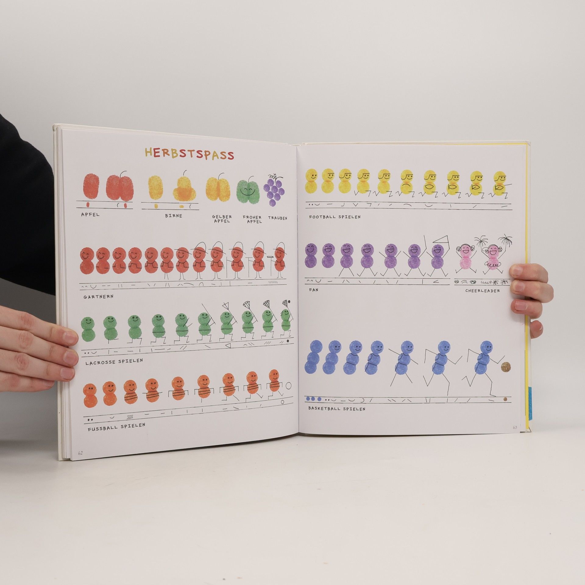 Ed Emberley Fingerabdruck Punkt und Strich