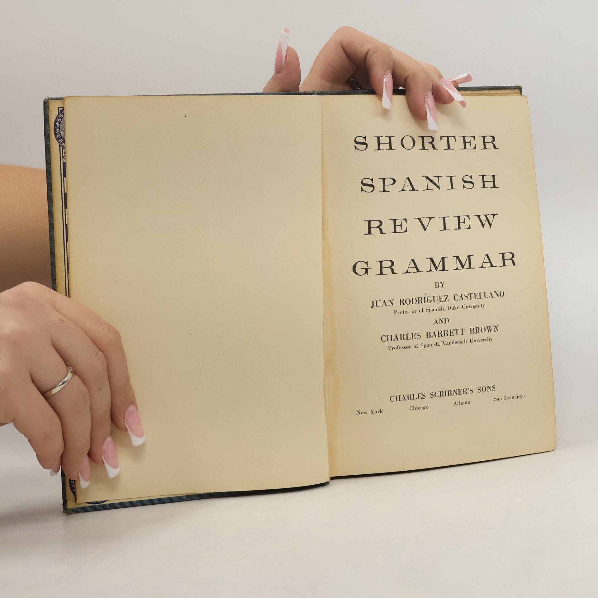 Juan Rodríguez-Castellano Shorter Spanish Review Grammar