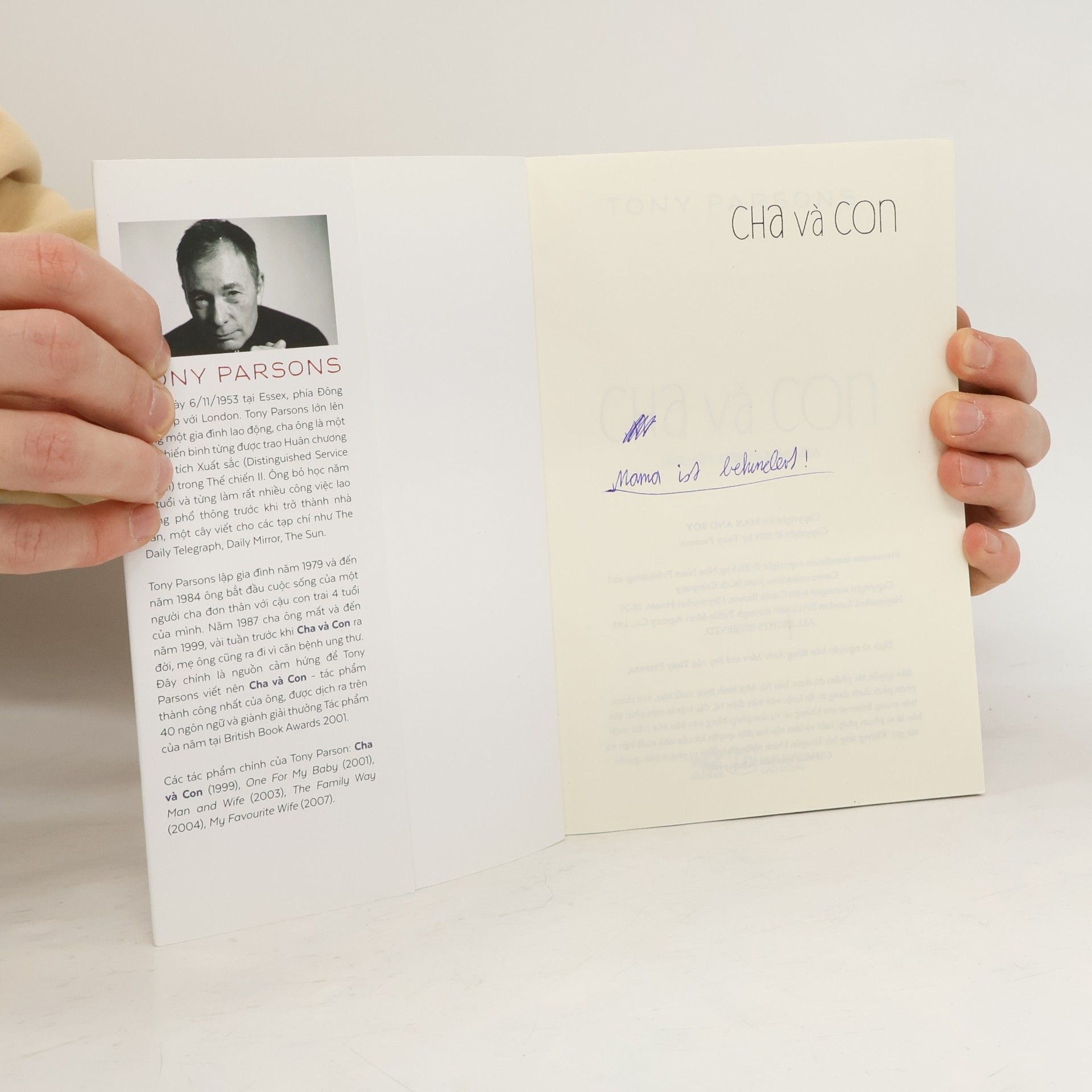 Tony Parsons Cha và con