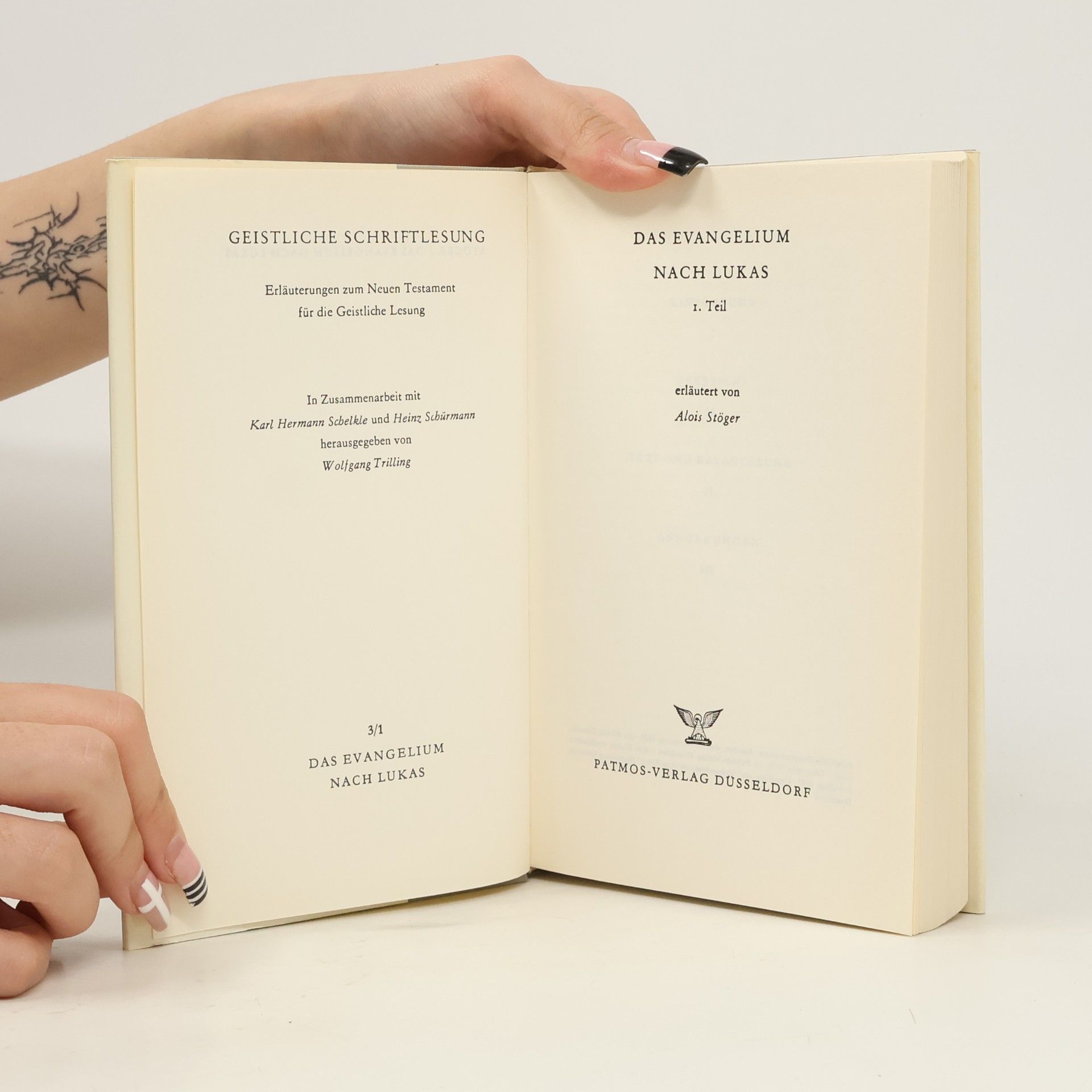 Alois Stöger Geistliche Schriftlesung Band 3/1. Das Evangelium nach Lukas 1 Teil