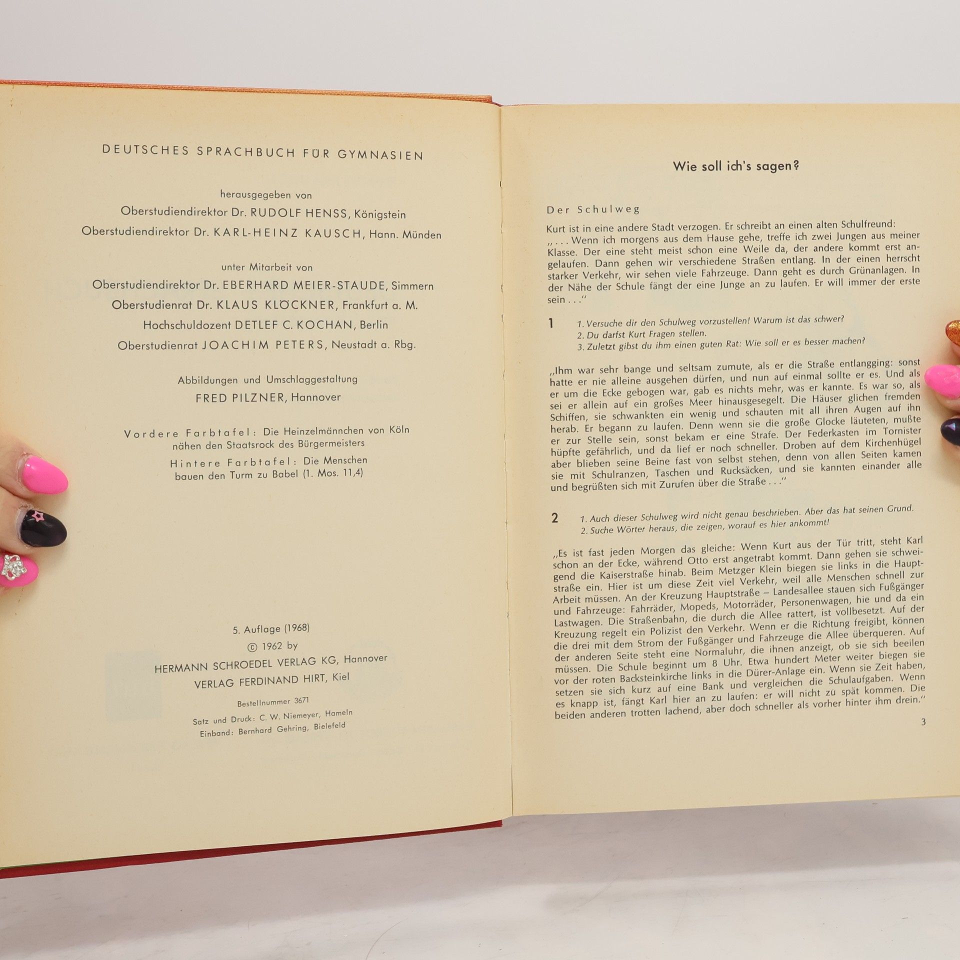 Karl Heinz Kausch Deutsches Sprachbuch 1