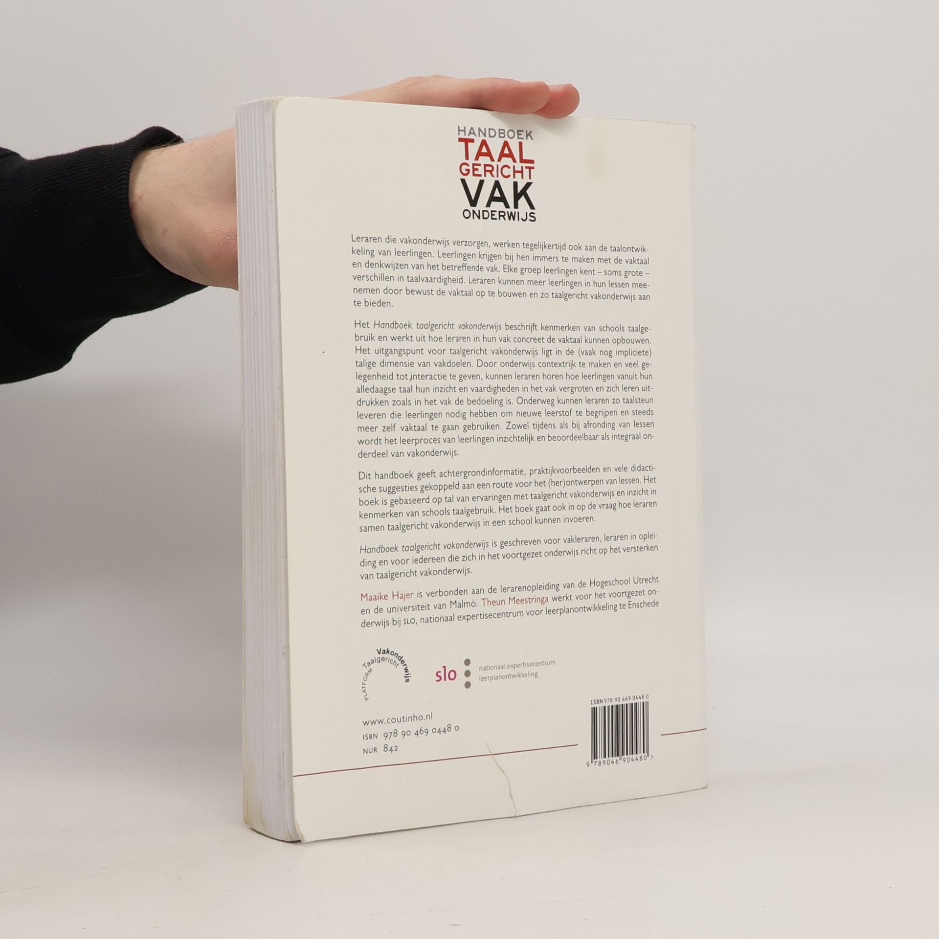 Maaike Hajer Handboek taalgericht vakonderwijs