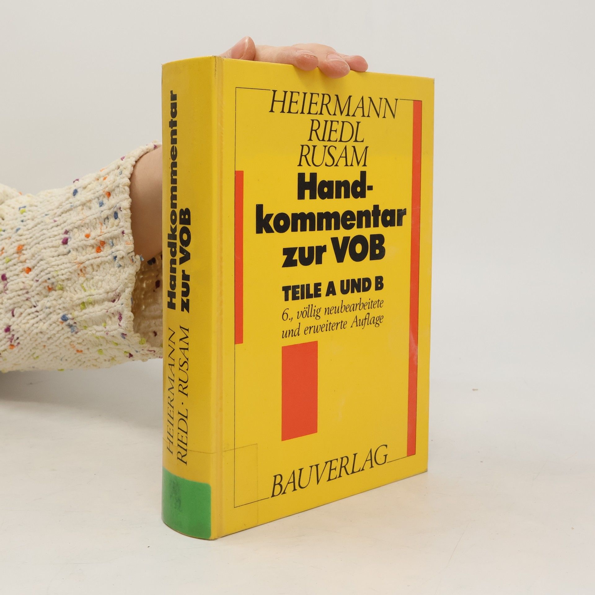 Wolfgang Heiermann Handkommentar zur VOB