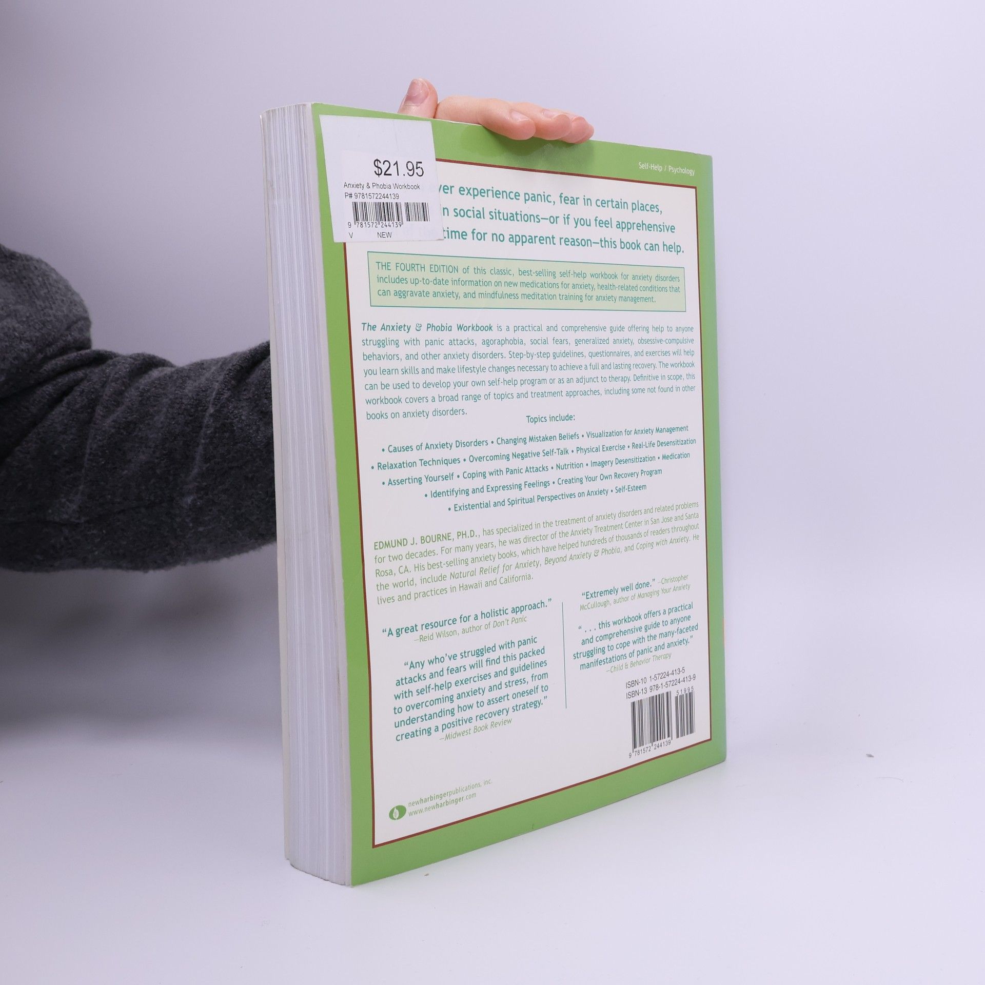 Edmund J. Bourne The Anxiety & Phobia Workbook