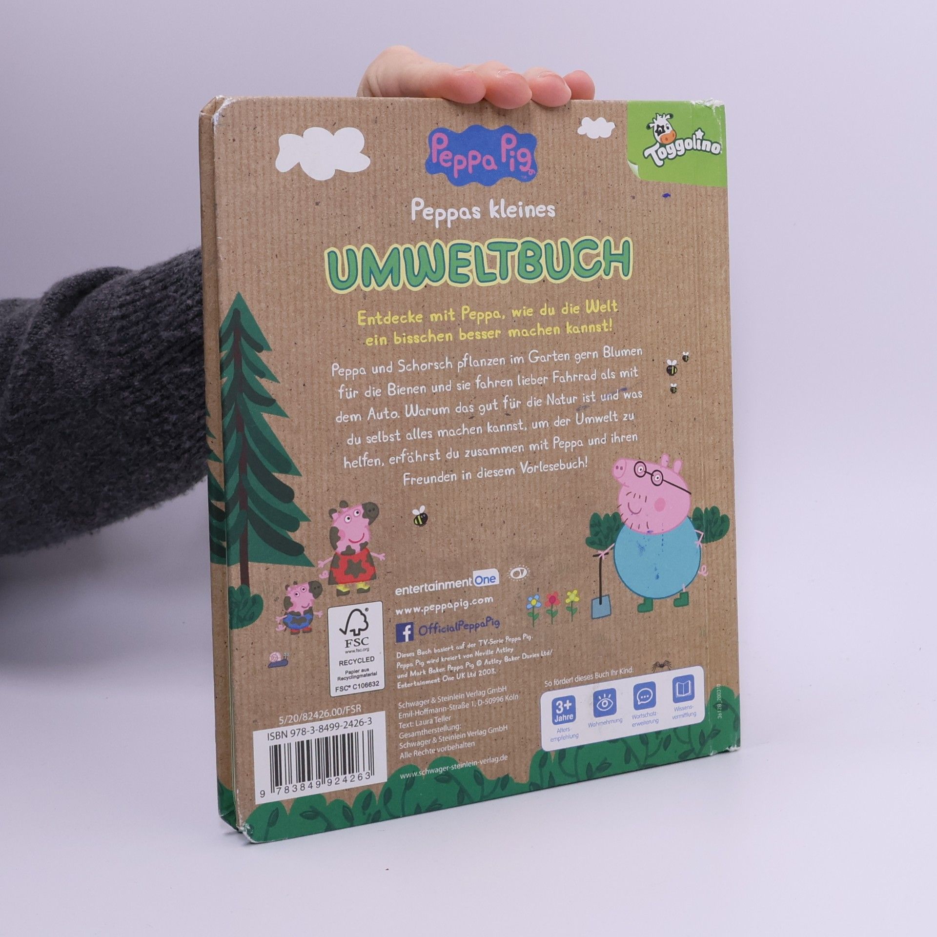 Laura Teller Peppas kleines Umweltbuch. Umweltfreundliches Peppa Pig-Pappbilderbuch. Peppa zeigt schon den Kleinsten, wie Umweltschutz funktioniert! Für neugierige Kinder ab 3 Jahren