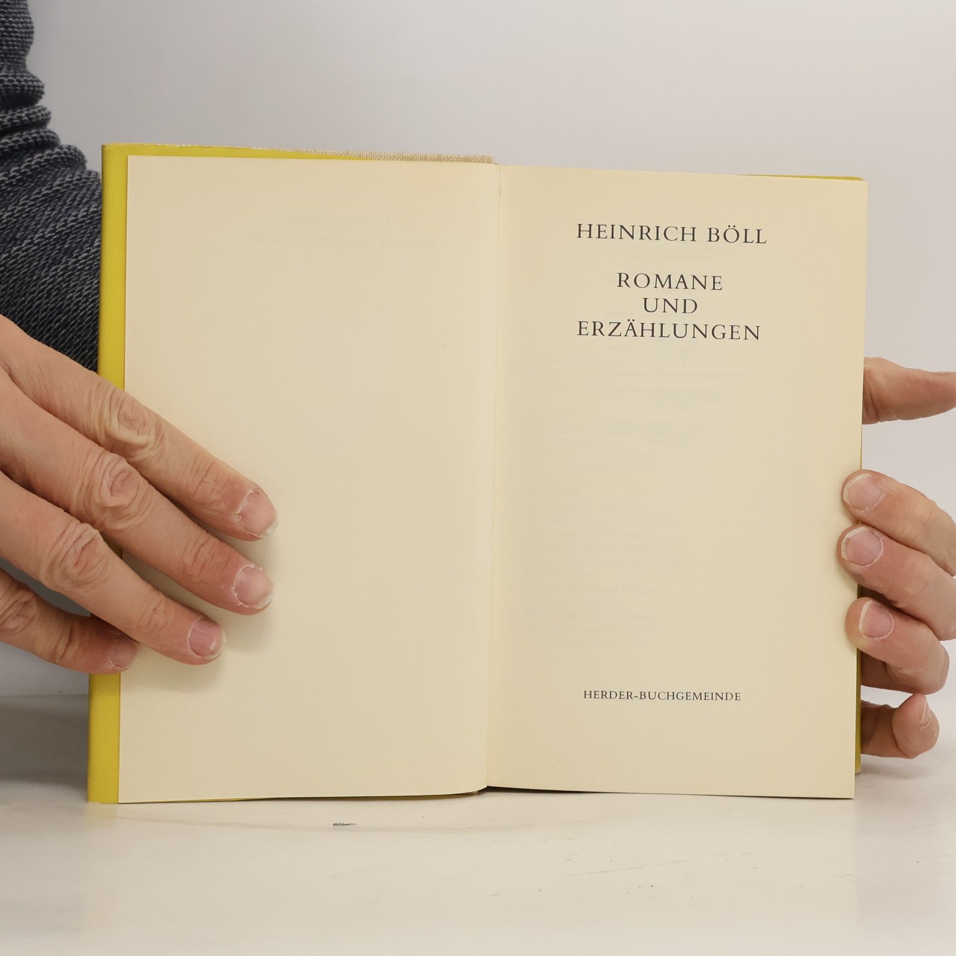 Heinrich Böll Romane und Erzählungen
