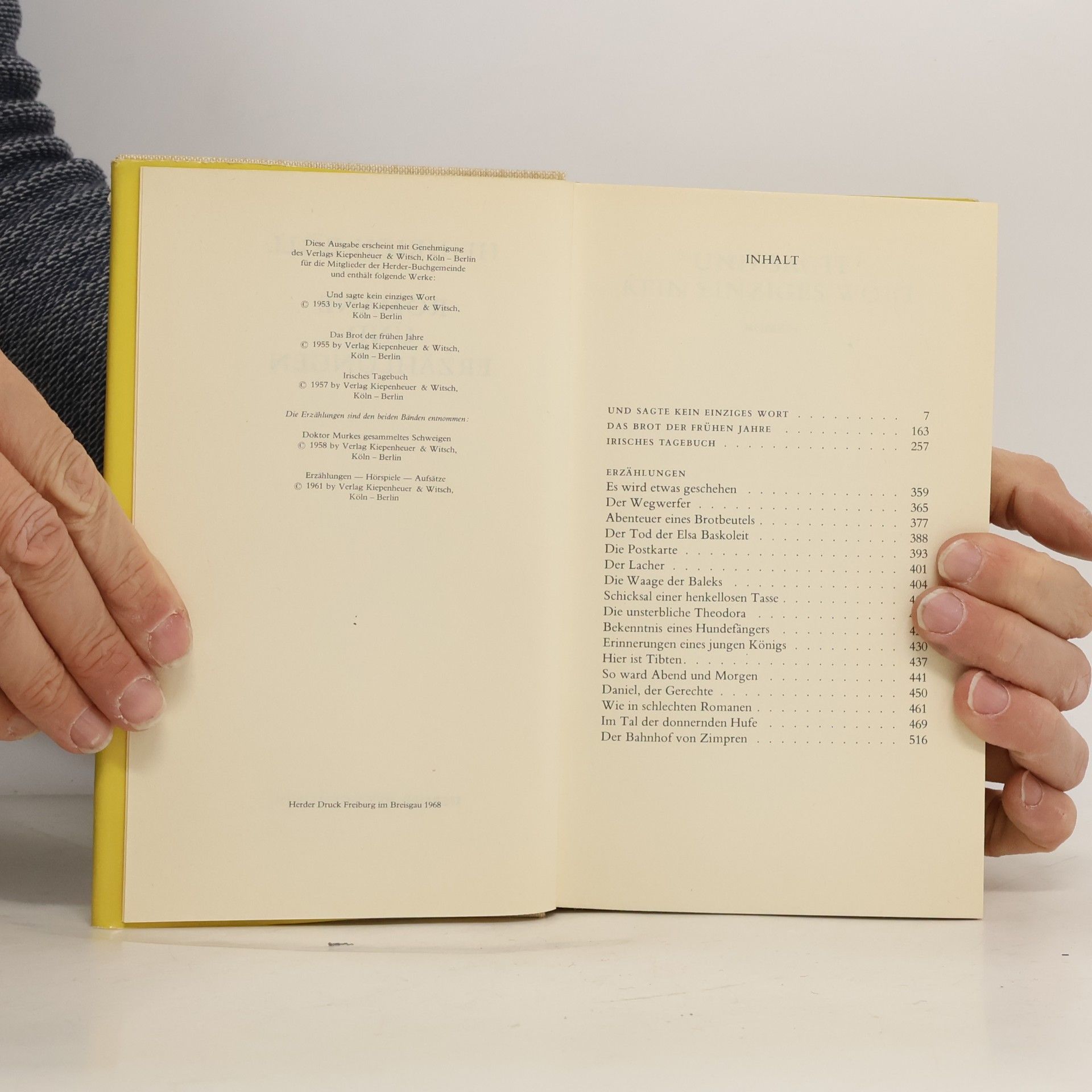 Heinrich Böll Romane und Erzählungen