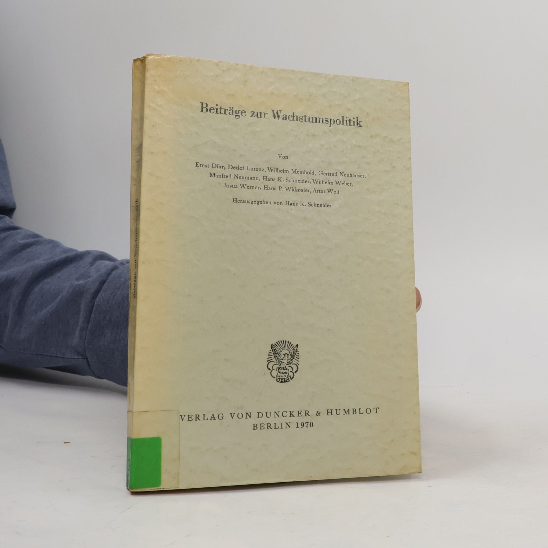 Autores varios Beiträge zur Wachstumspolitik