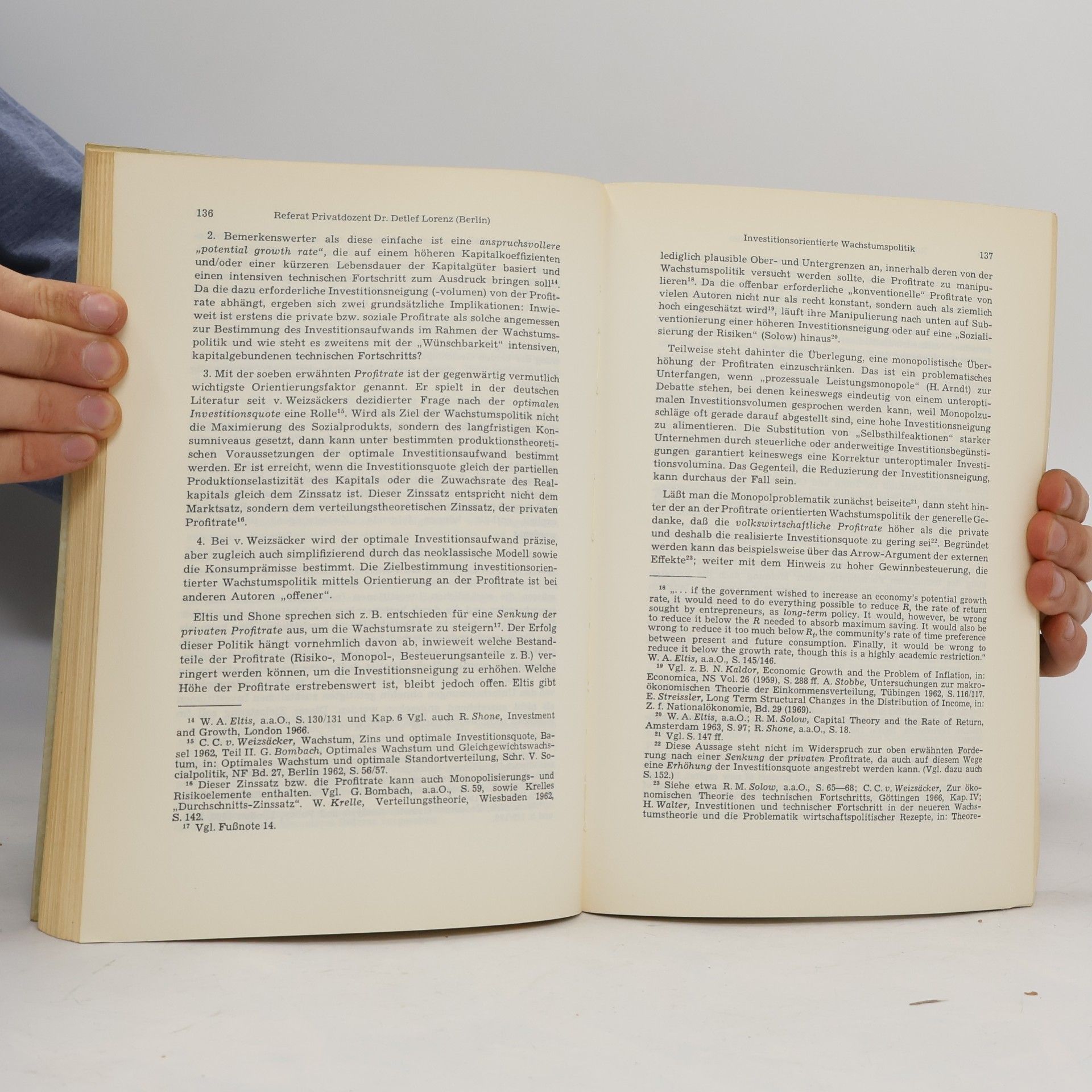 Autores varios Beiträge zur Wachstumspolitik