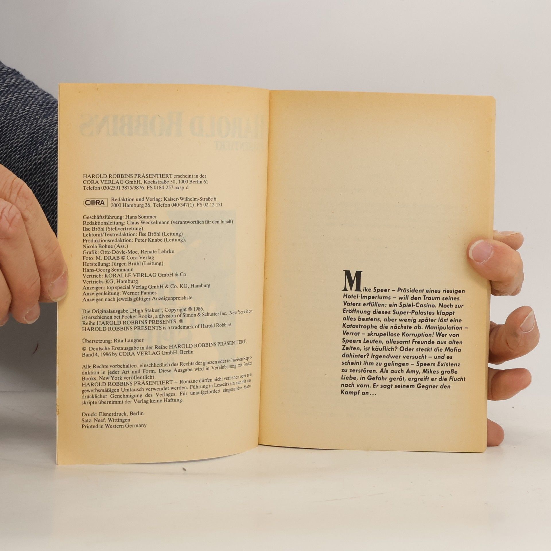Harold Robbins Das Milliarden Spiel