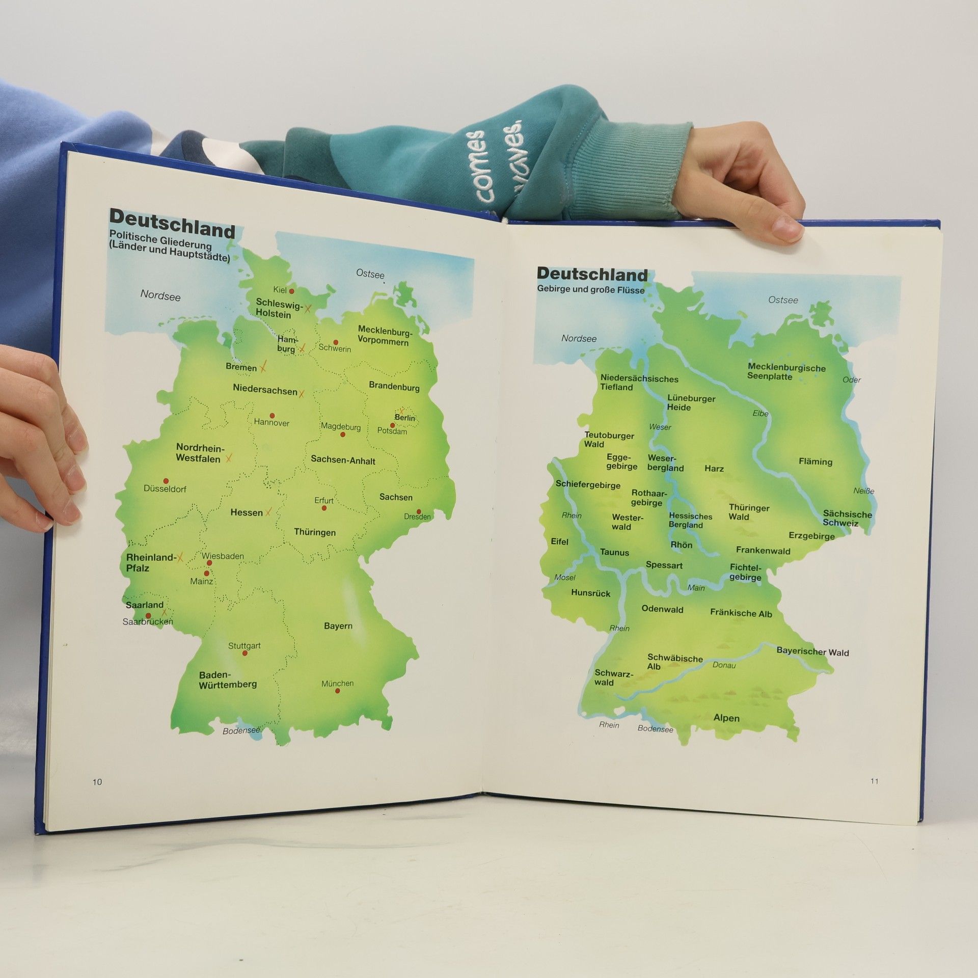 Dirk-Holger Teichmann Der große Deutschland Atlas für Kinder