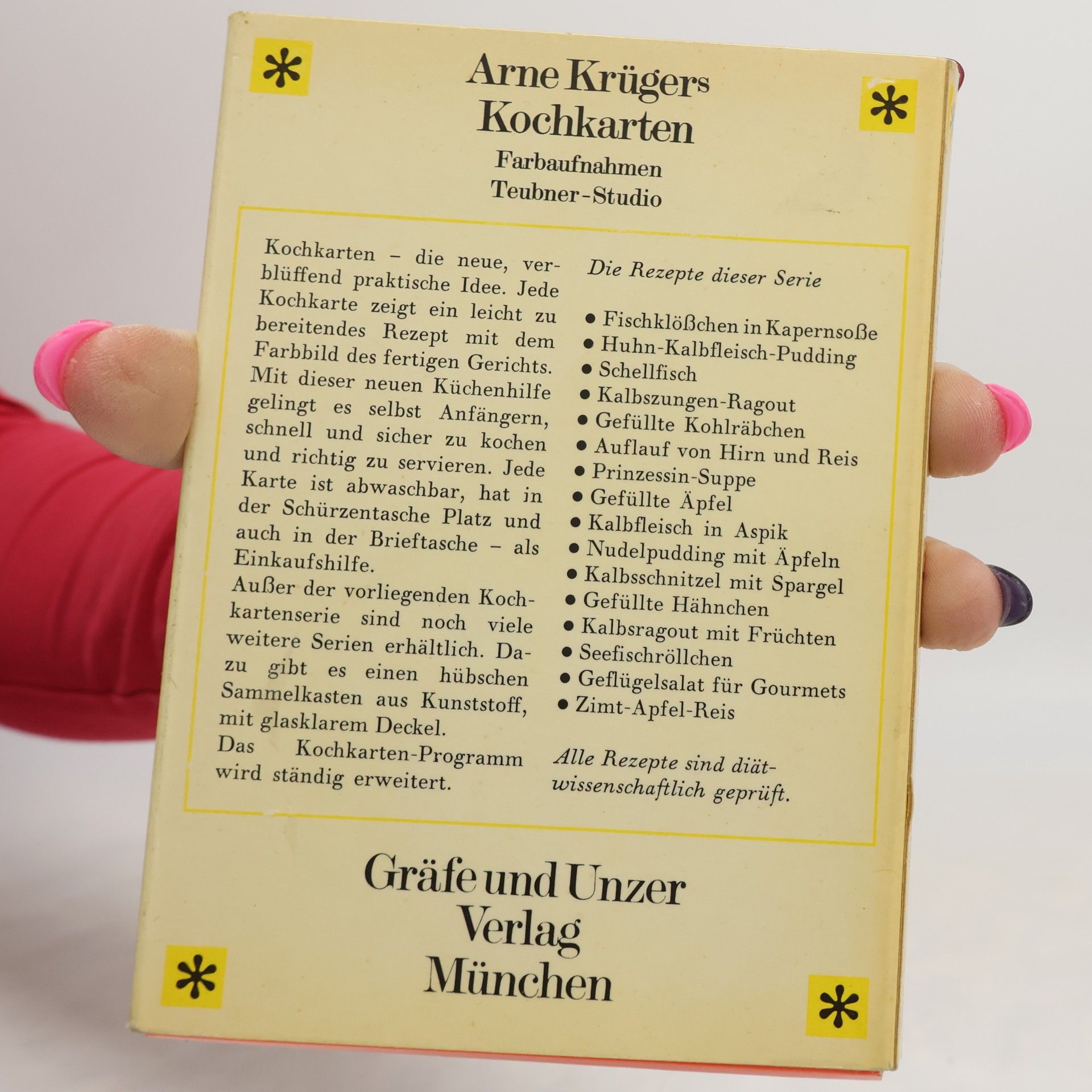 Arne Krüger Arne Krügers Kochkarten. Der Leber zuliebe