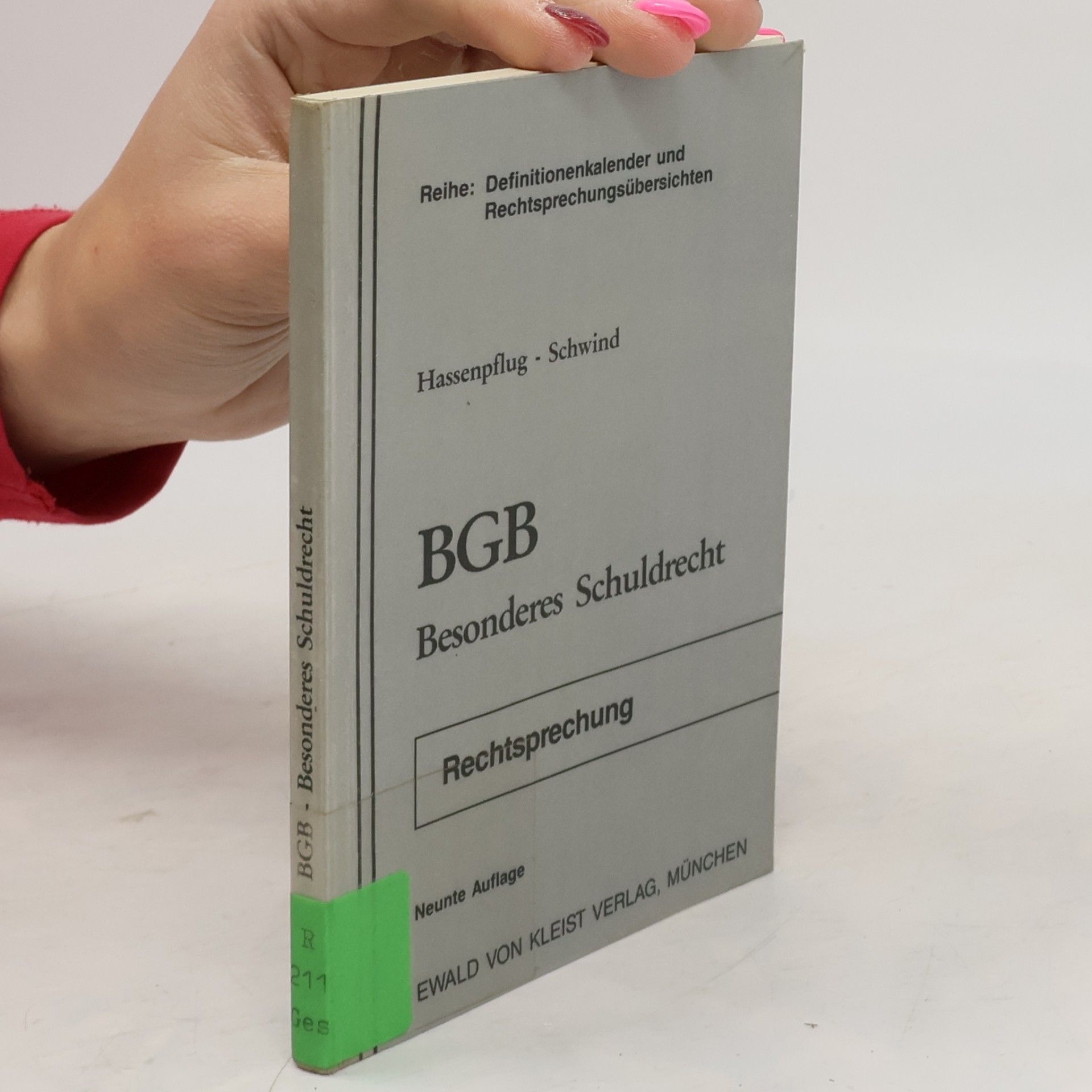 BGB Besonderes Schuldrecht