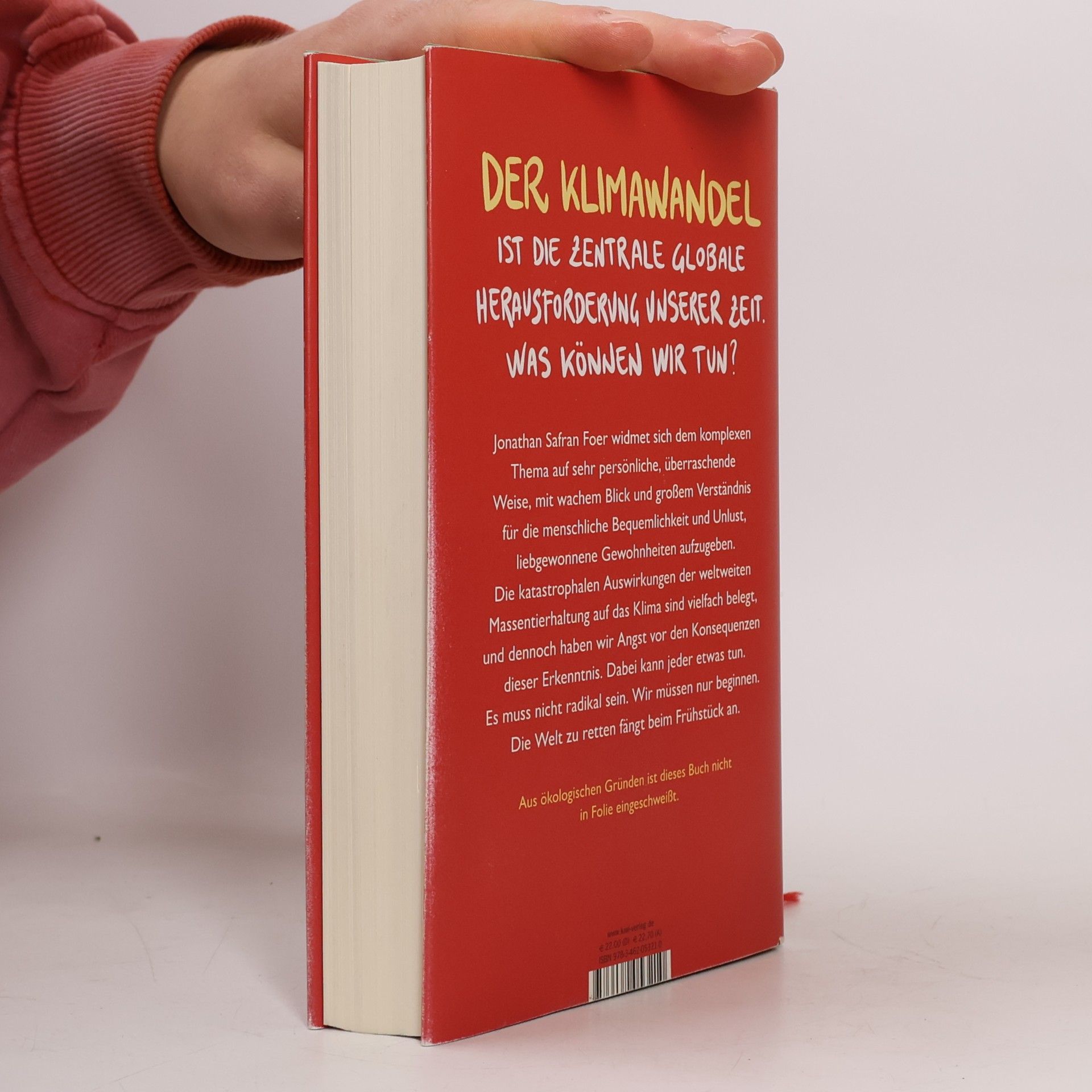 Jonathan Safran Foer Wir sind das Klima!
