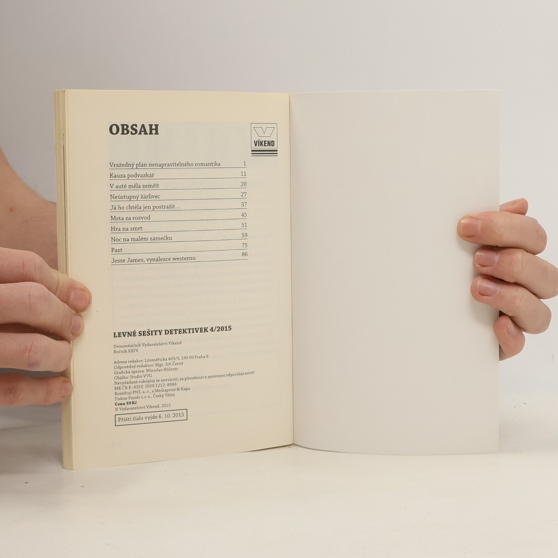 Collectif d'auteurs Levné sešity detektivek 4/2015