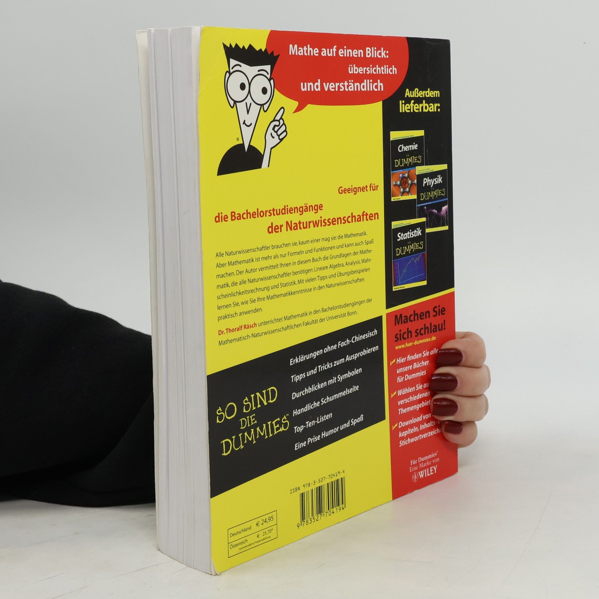 Thoralf Räsch Mathematik für Naturwissenschaftler für Dummies