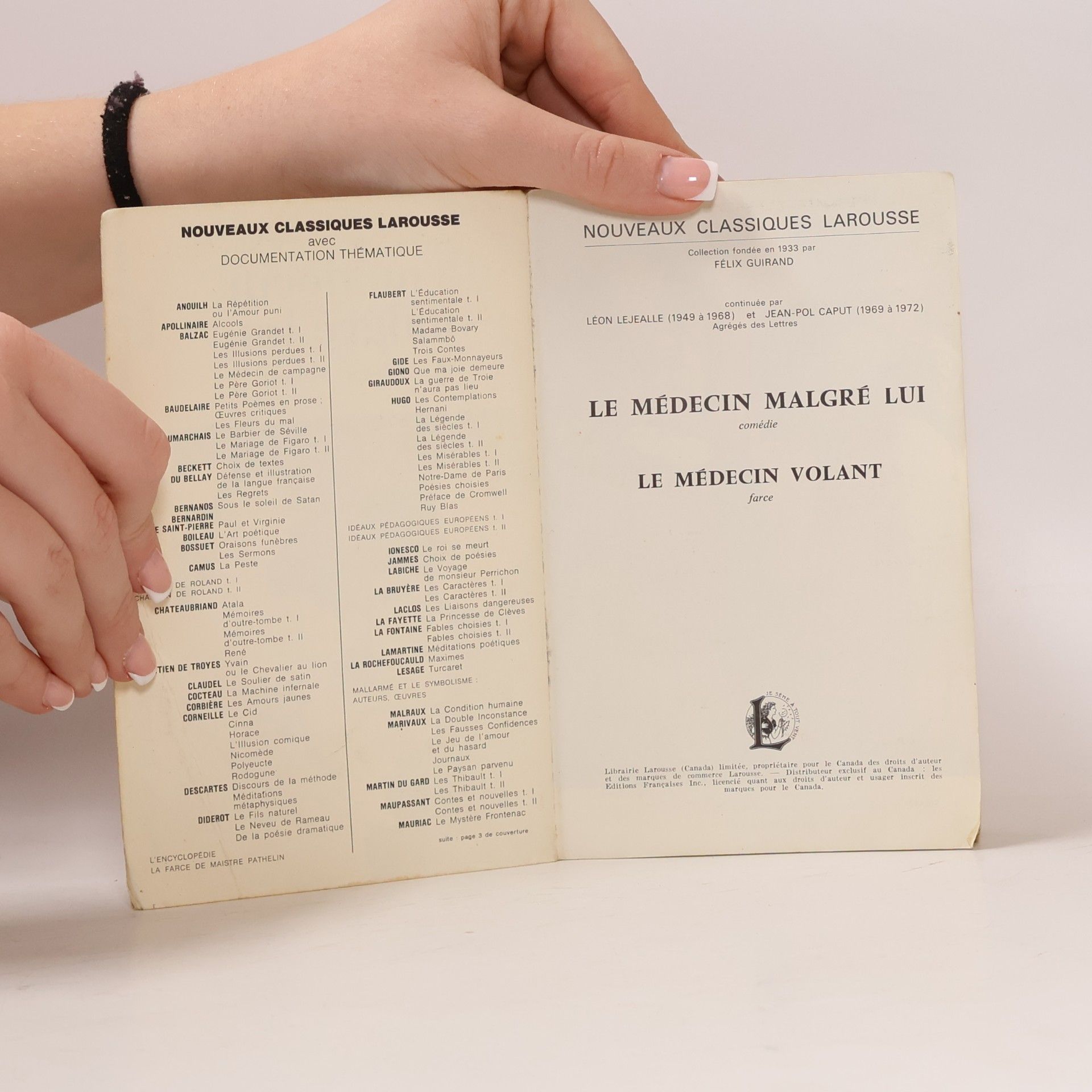 Molière Le Médecin Malgré Lui / Le Médecin Volant