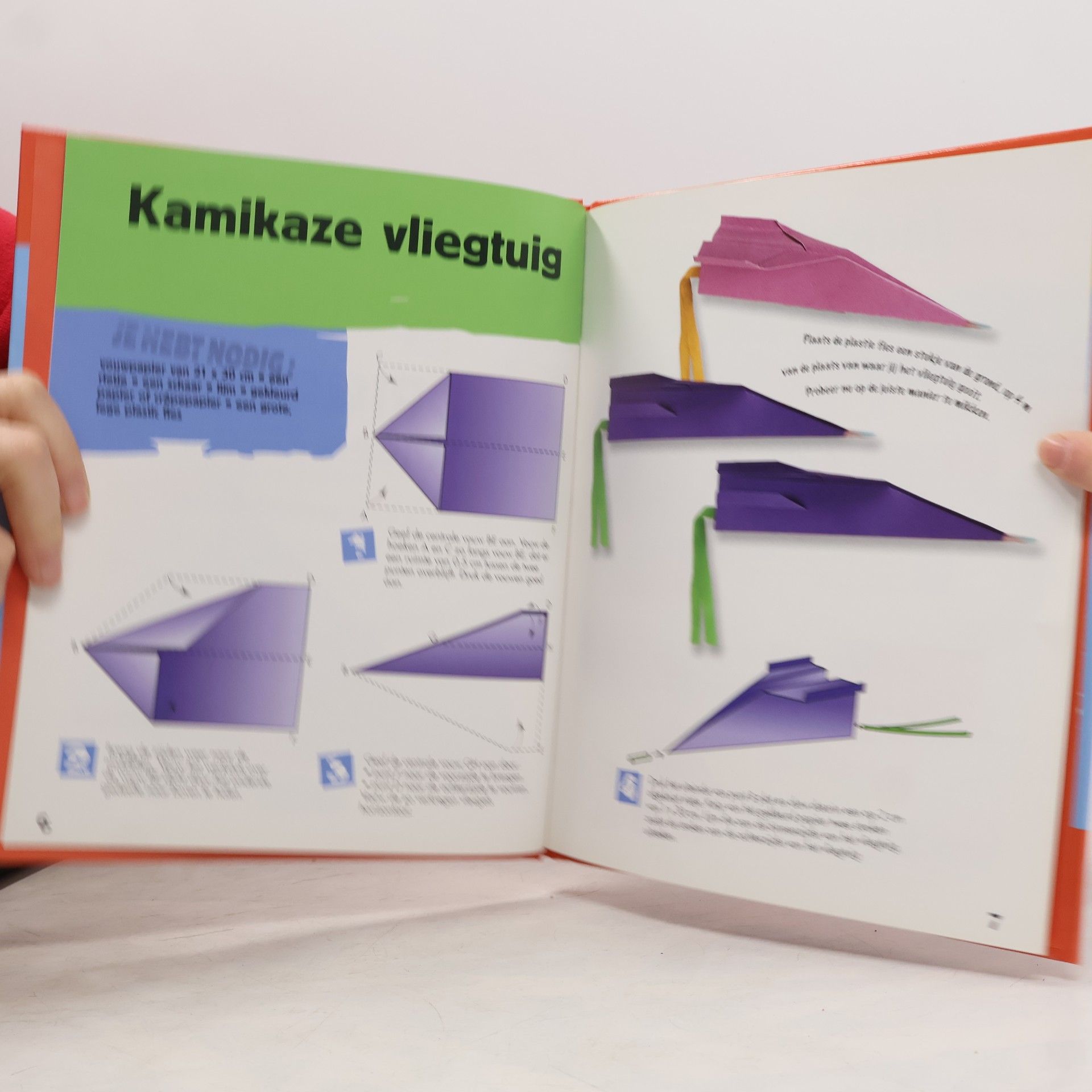 Six Maryse Origami: vliegtuigen en boten (Basistechnieken)