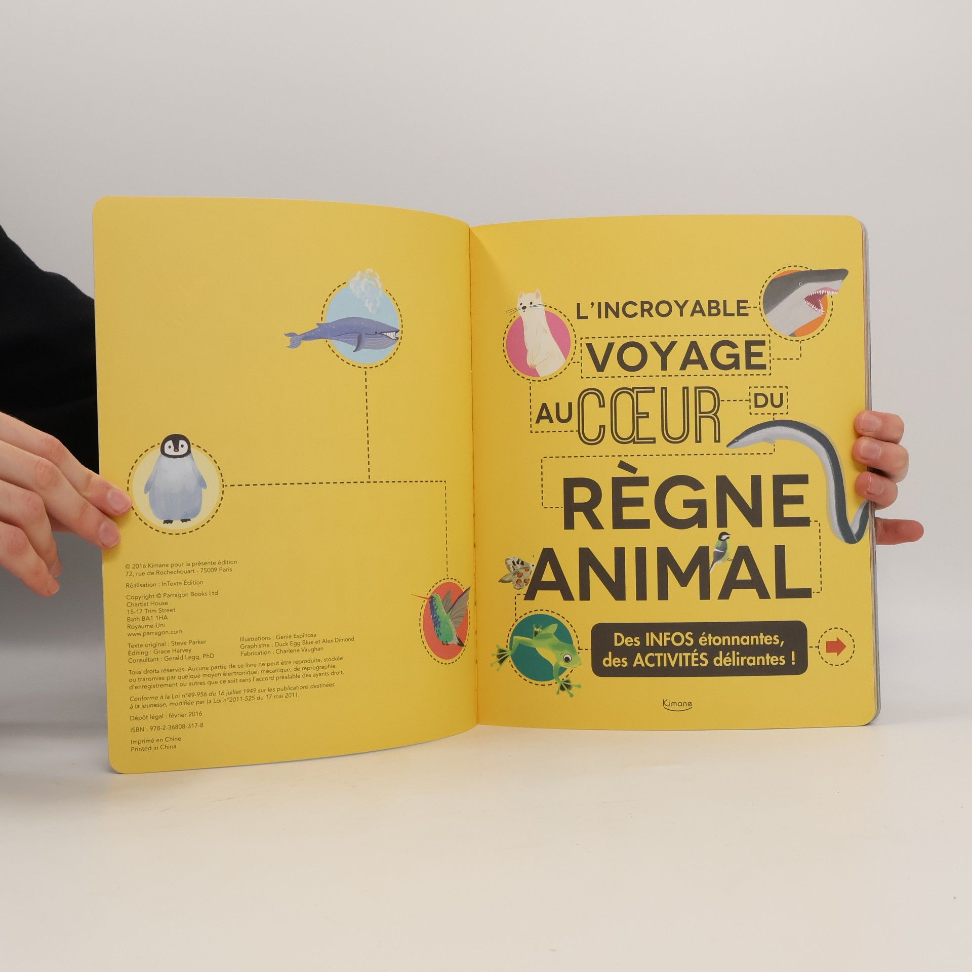 Steve Parker L'incroyable voyage au coeur du règne animal