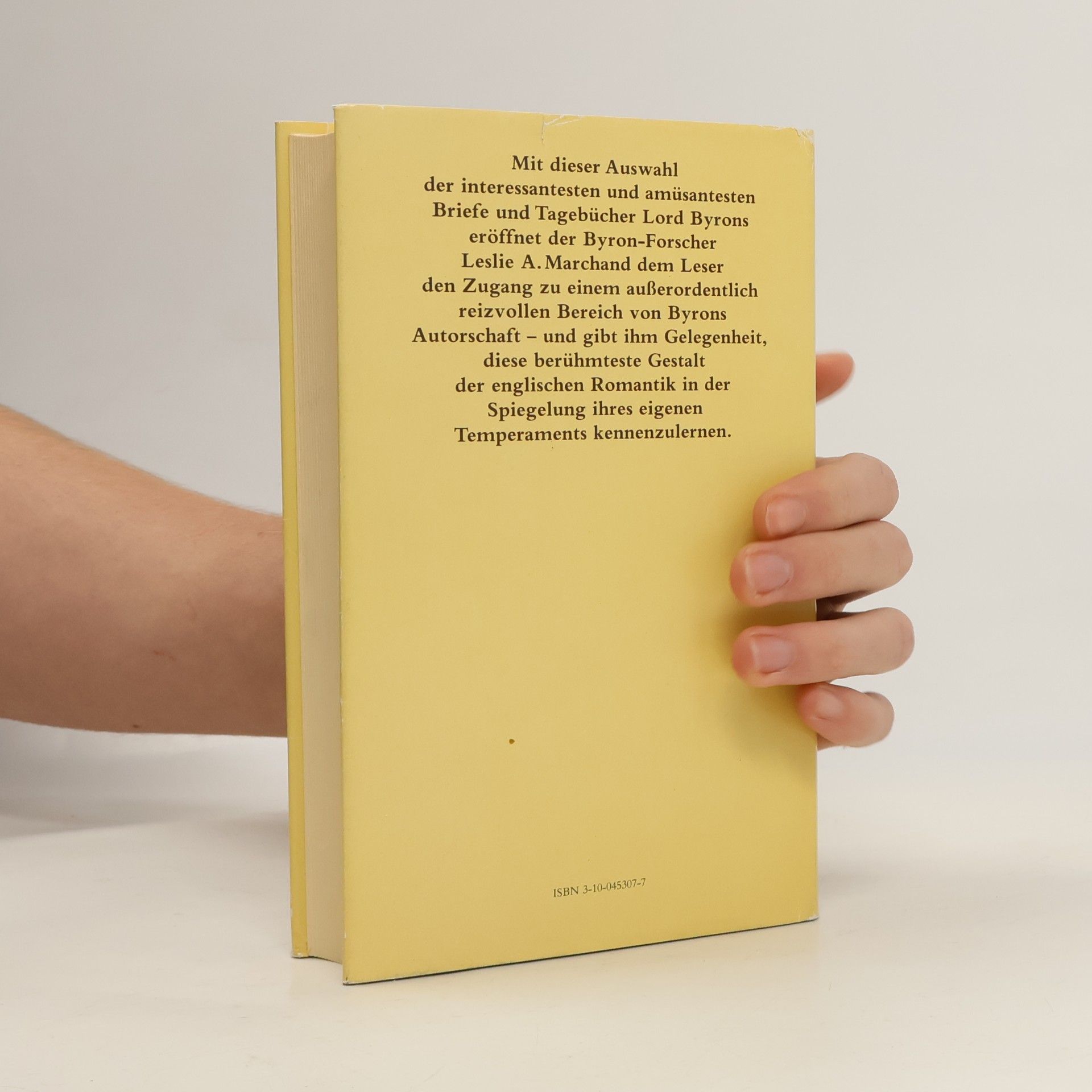 George Gordon Byron Briefe und Tagebücher