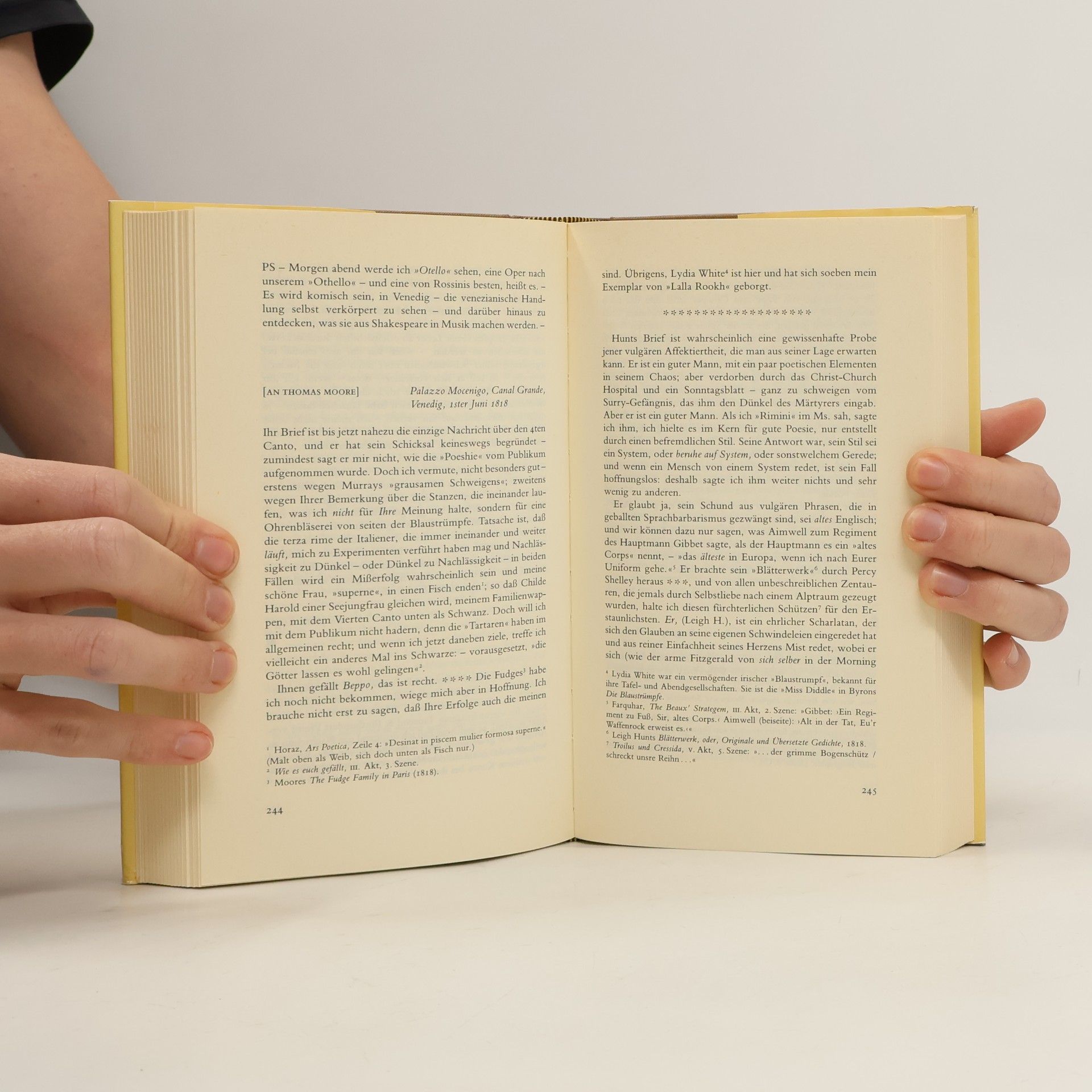 George Gordon Byron Briefe und Tagebücher