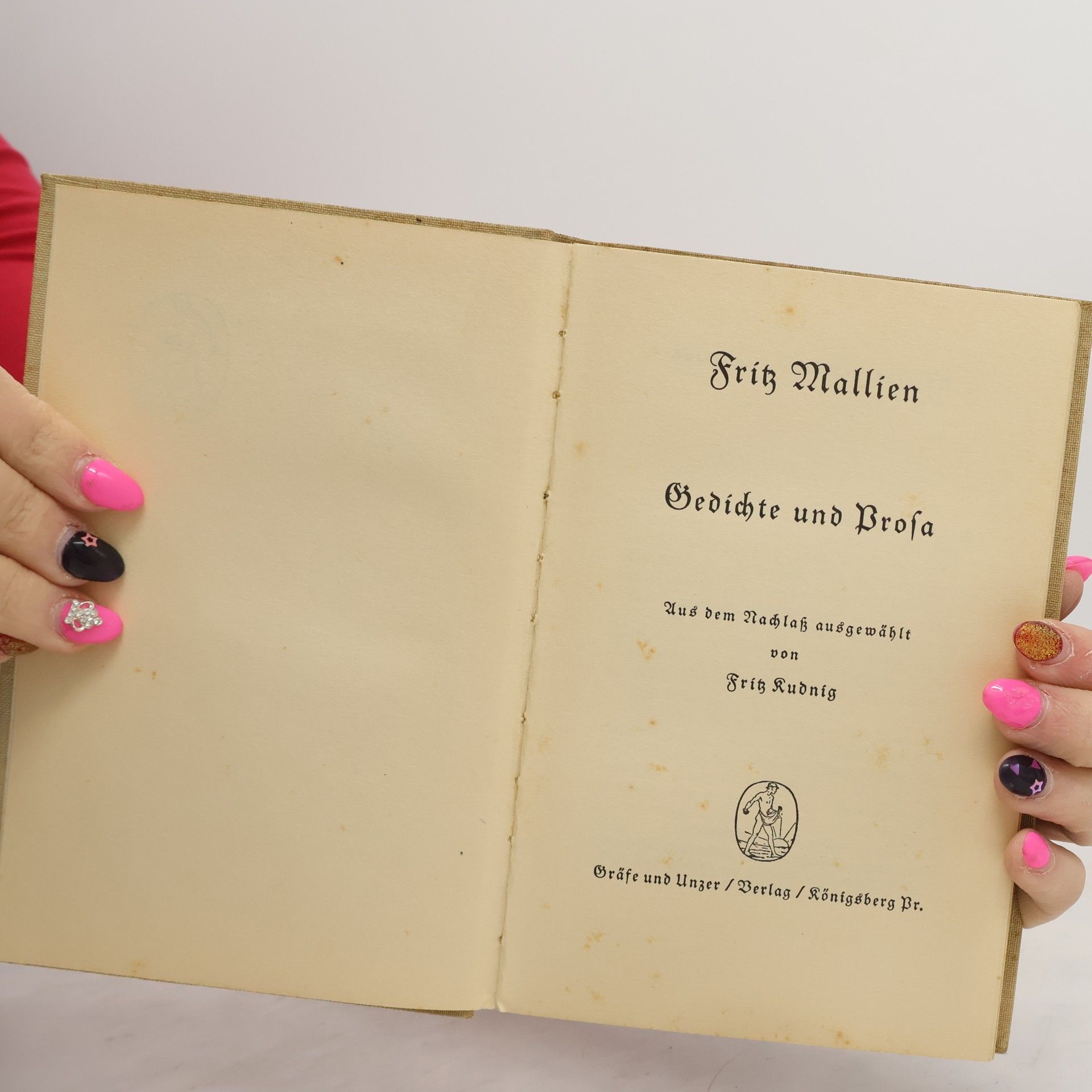 Fritz Mallien Gedichte und Prosa