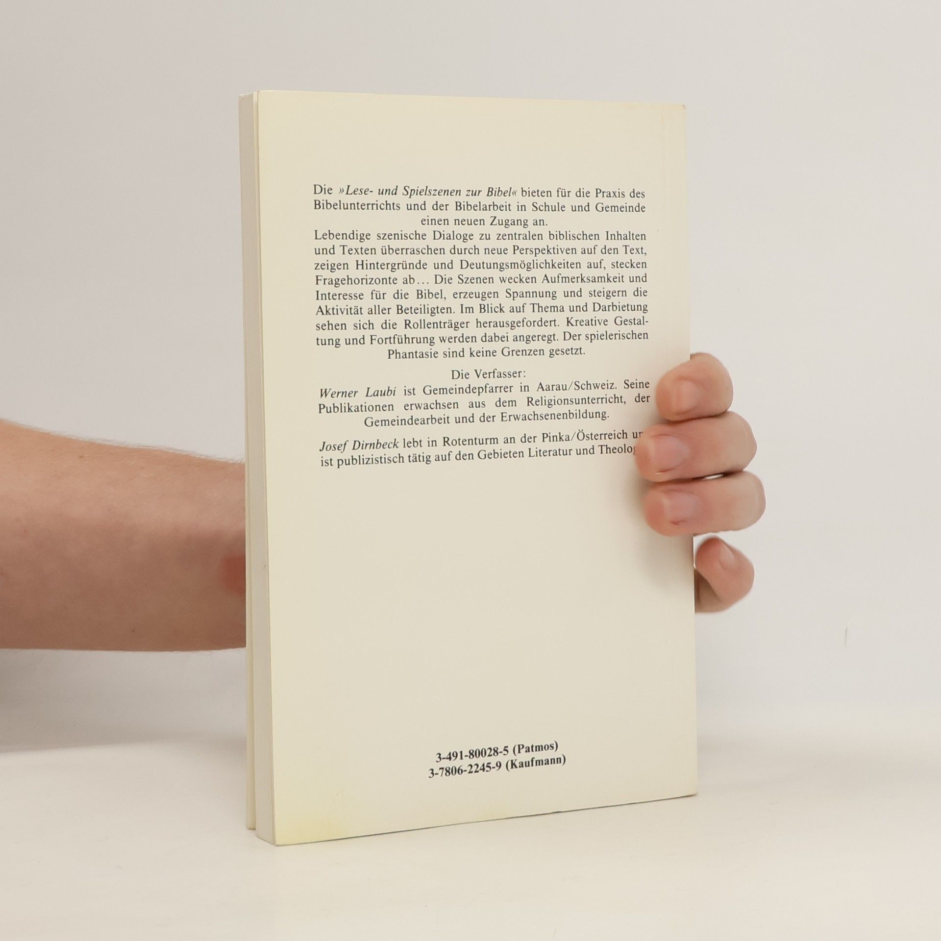 Werner Laubi Leseszenen und Spielszenen zur Bibel