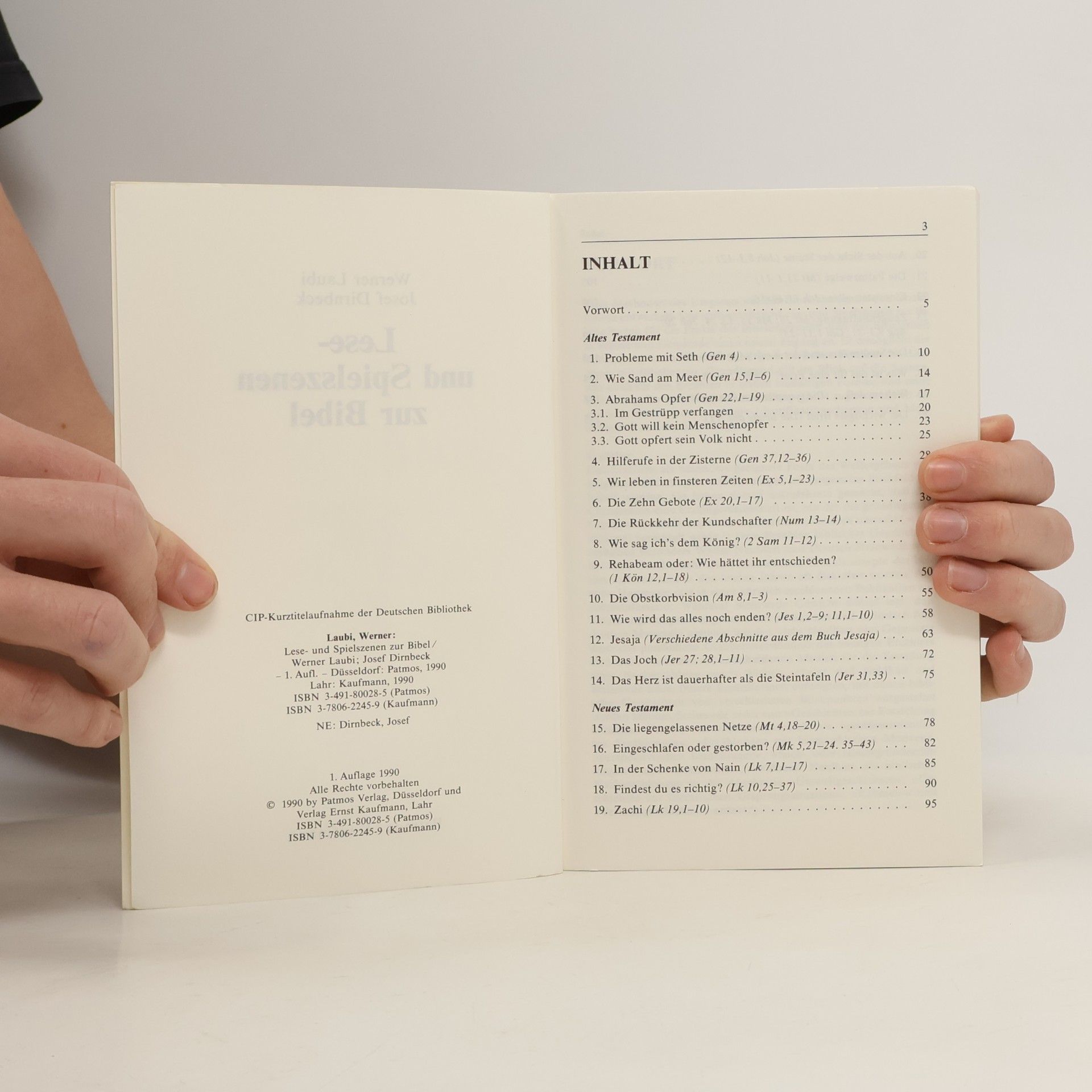 Werner Laubi Leseszenen und Spielszenen zur Bibel