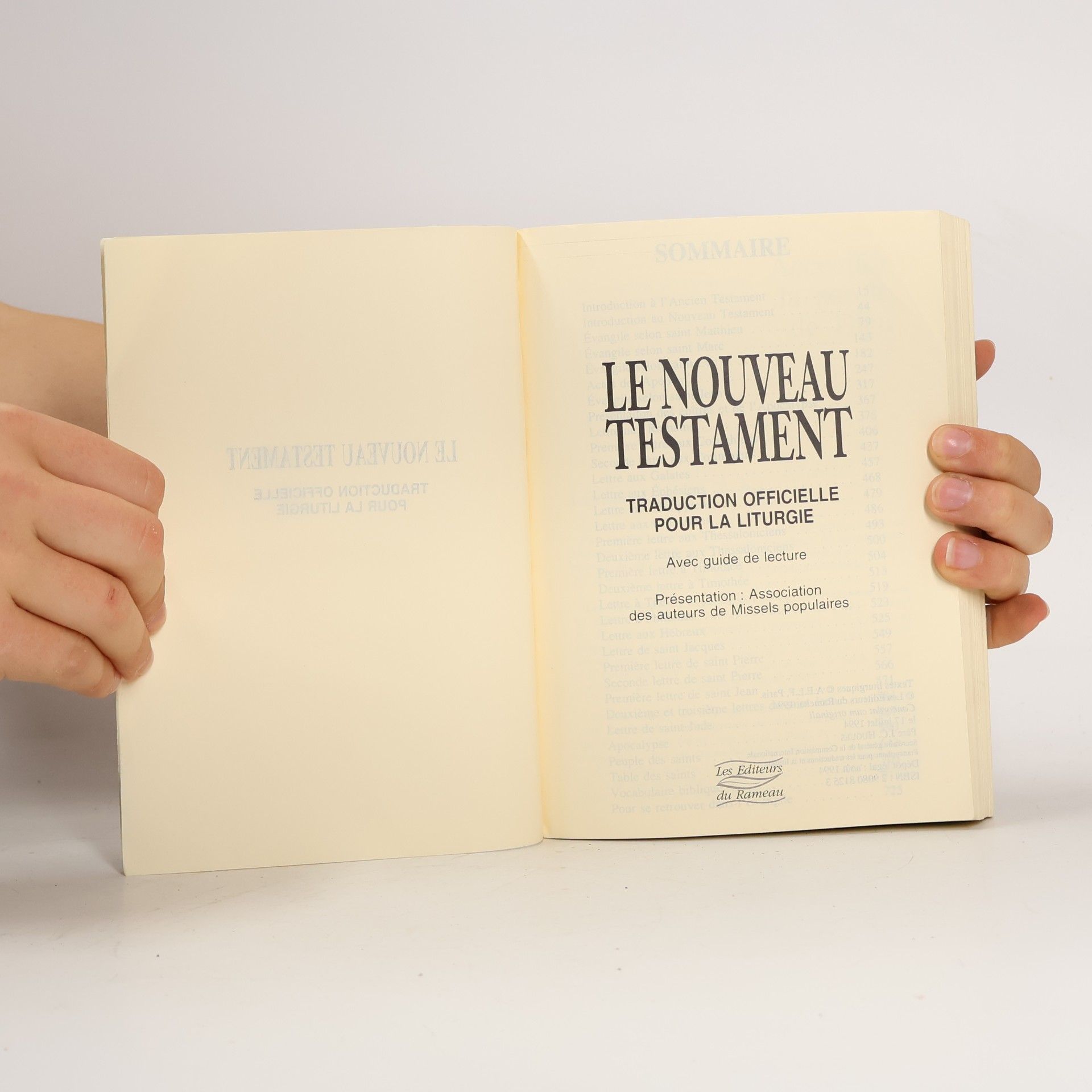 Autorenkollektiv Le Nouveau Testament (traduction officielle pour la liturgie)
