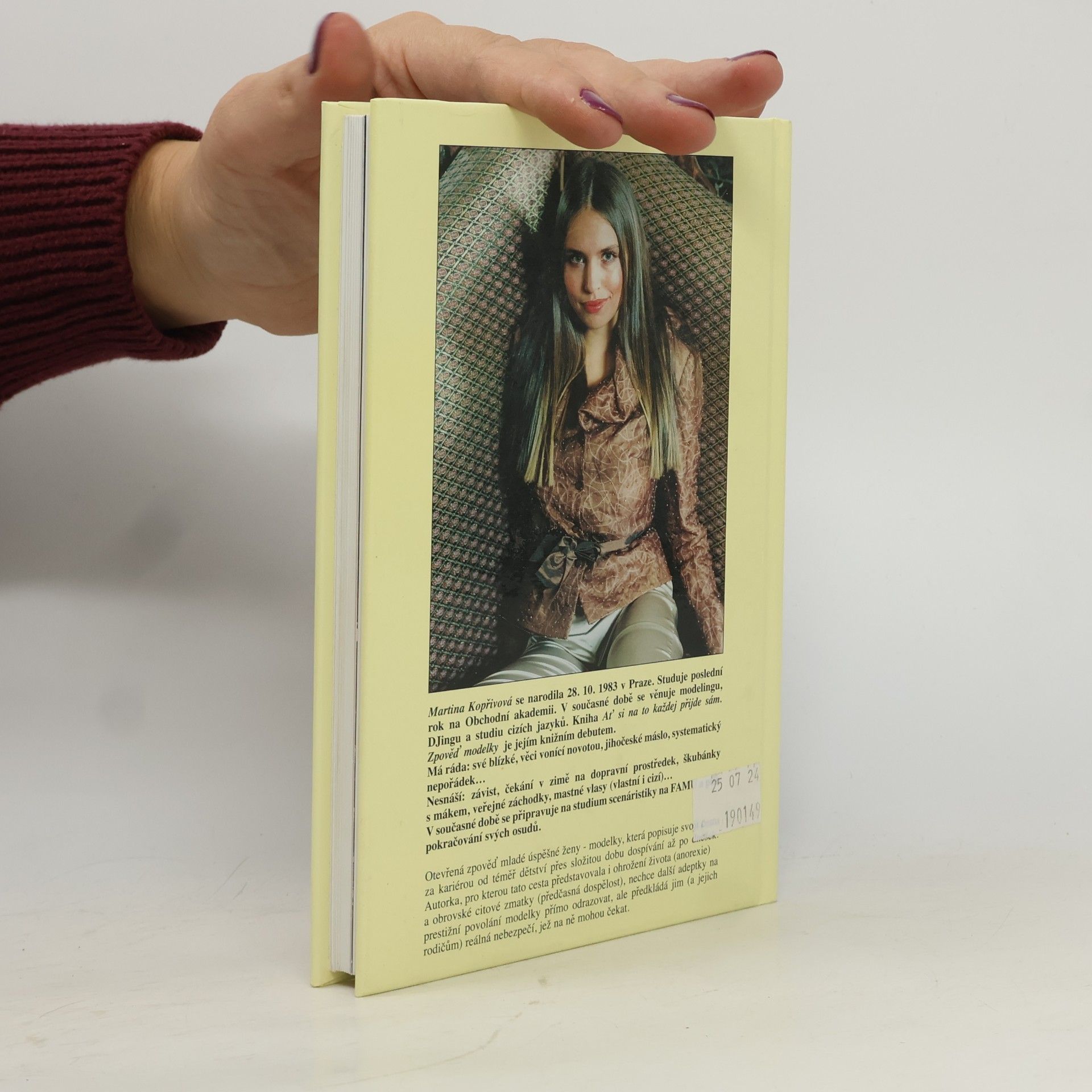 Martina Kopřivová Ať si na to každej přijde sám: zpověď modelky