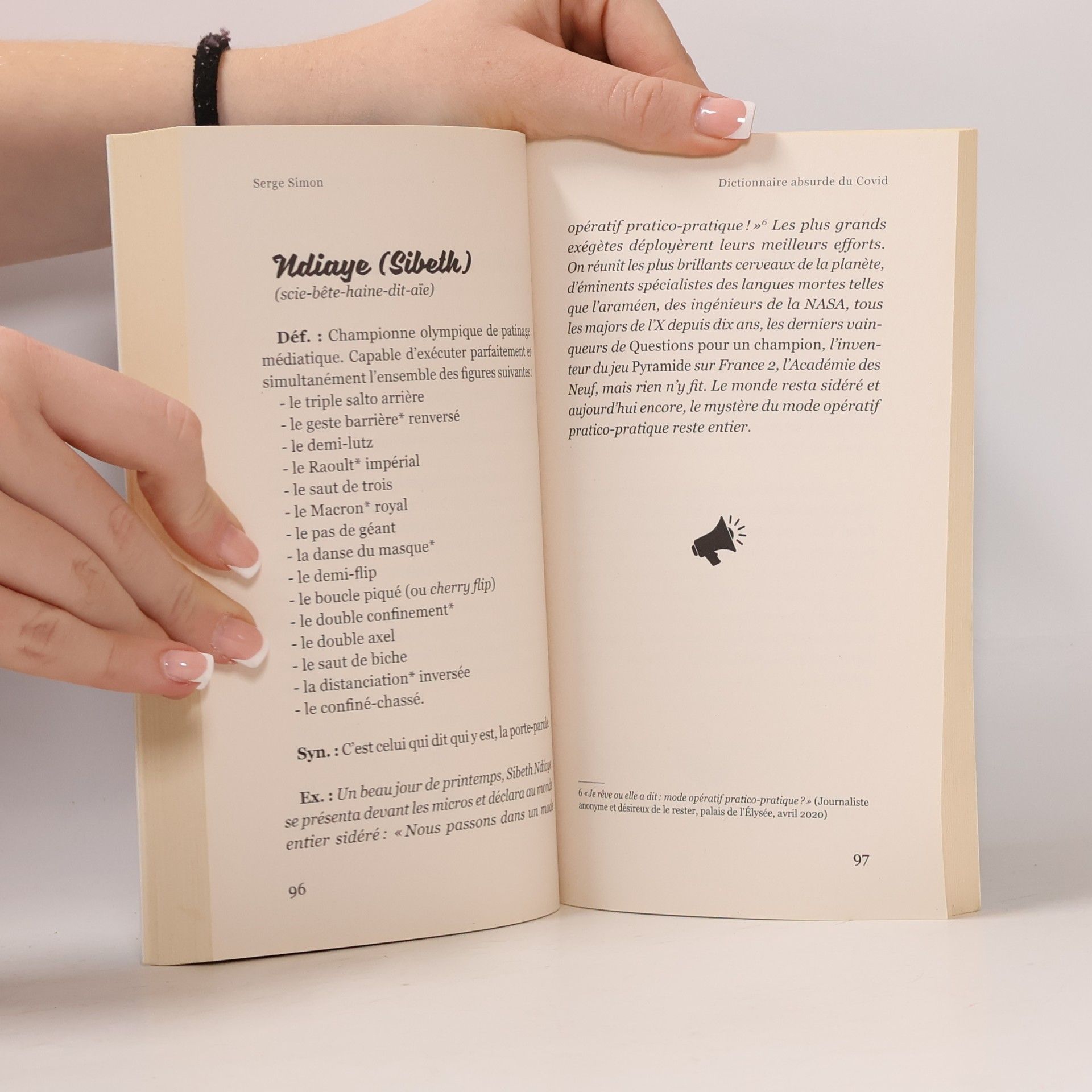 Serge Simon Dictionnaire absurde du COVID