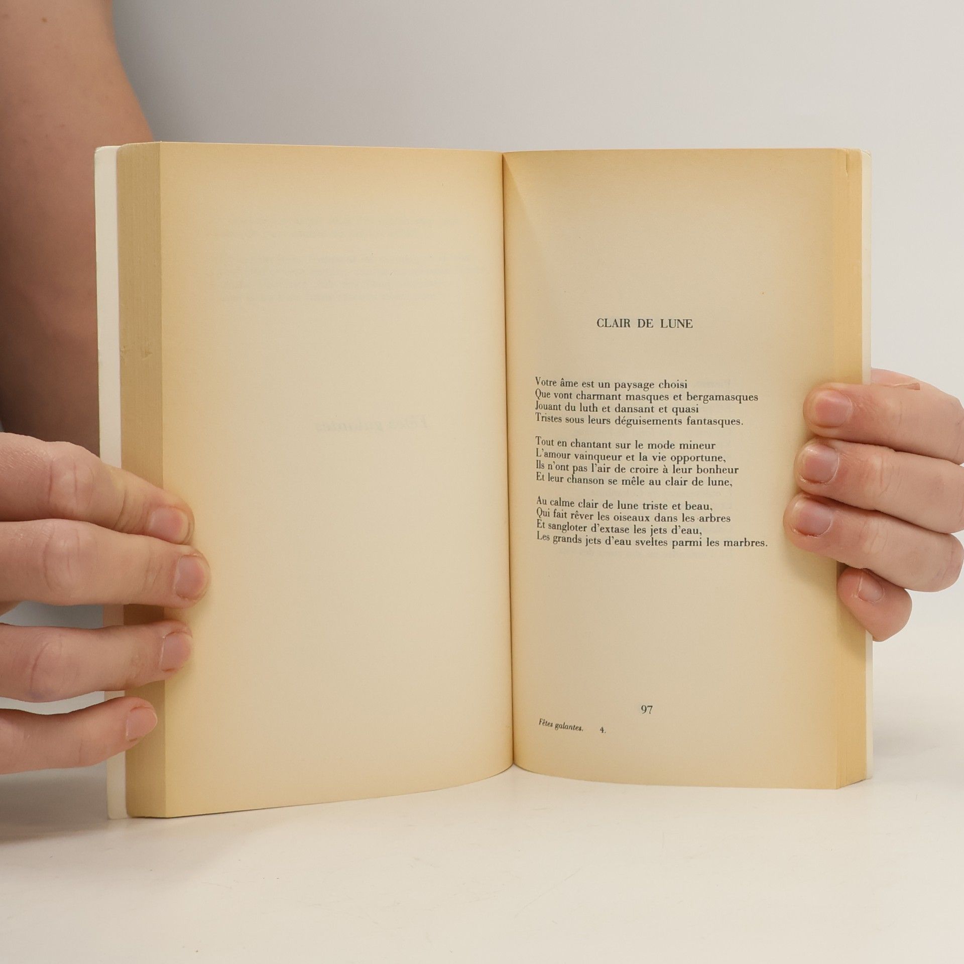 Paul Verlaine Fetes Galantes ; Romances Sans Paroles. Précédé de Poemes Saturniens