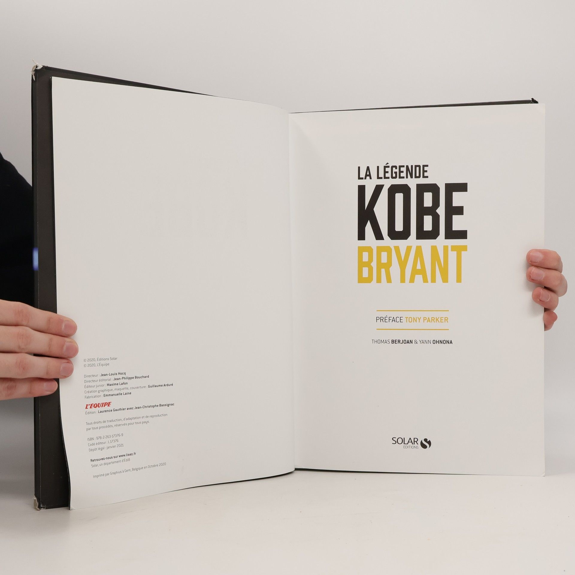 Thomas Berjoan La légende Kobe Bryant
