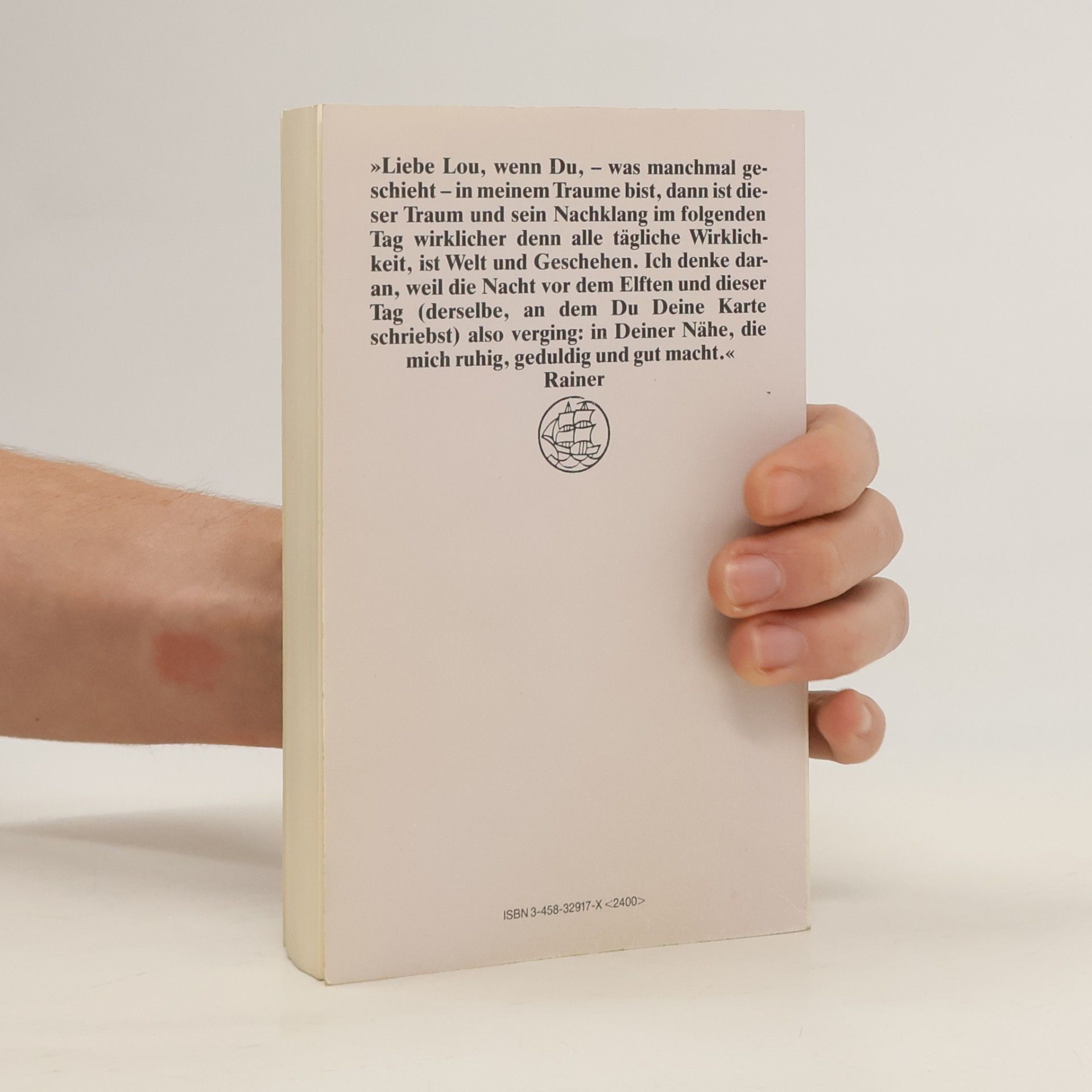 Rainer Maria Rilke Briefwechsel