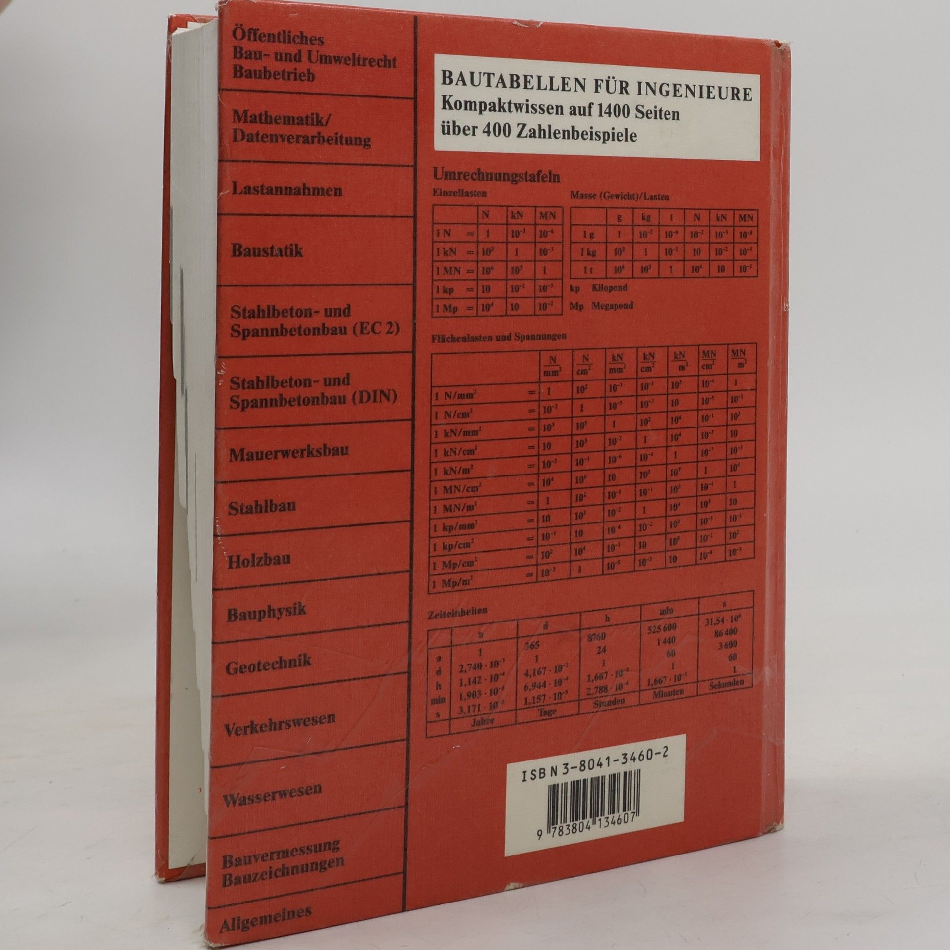 Klaus-Jürgen Schneider Bautabellen für Ingenieure - 12. Auflage
