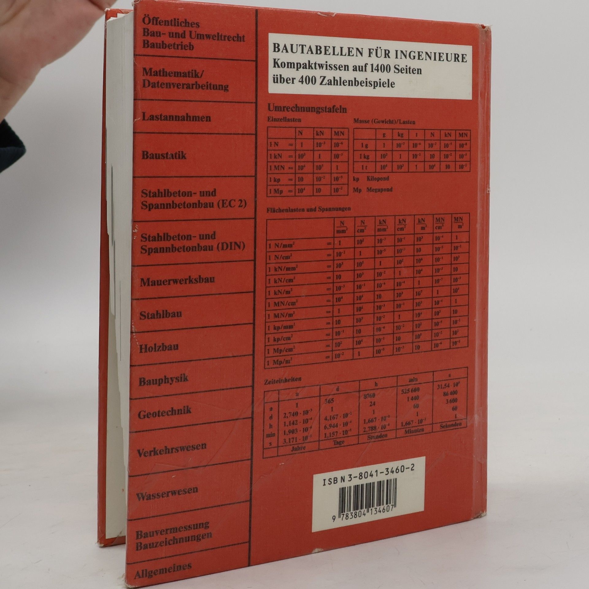 Klaus-Jürgen Schneider Bautabellen für Ingenieure - 12. Auflage