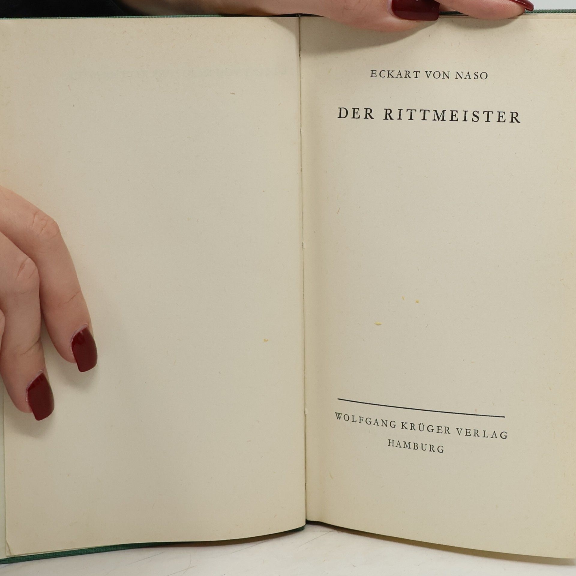 Eckart von Naso Der Rittmeister